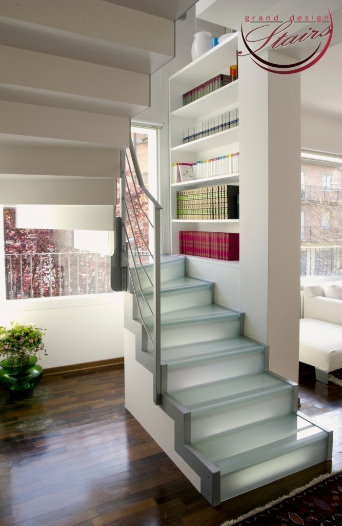 Unique glass staircase design by Grand Design Stairs - Architizer