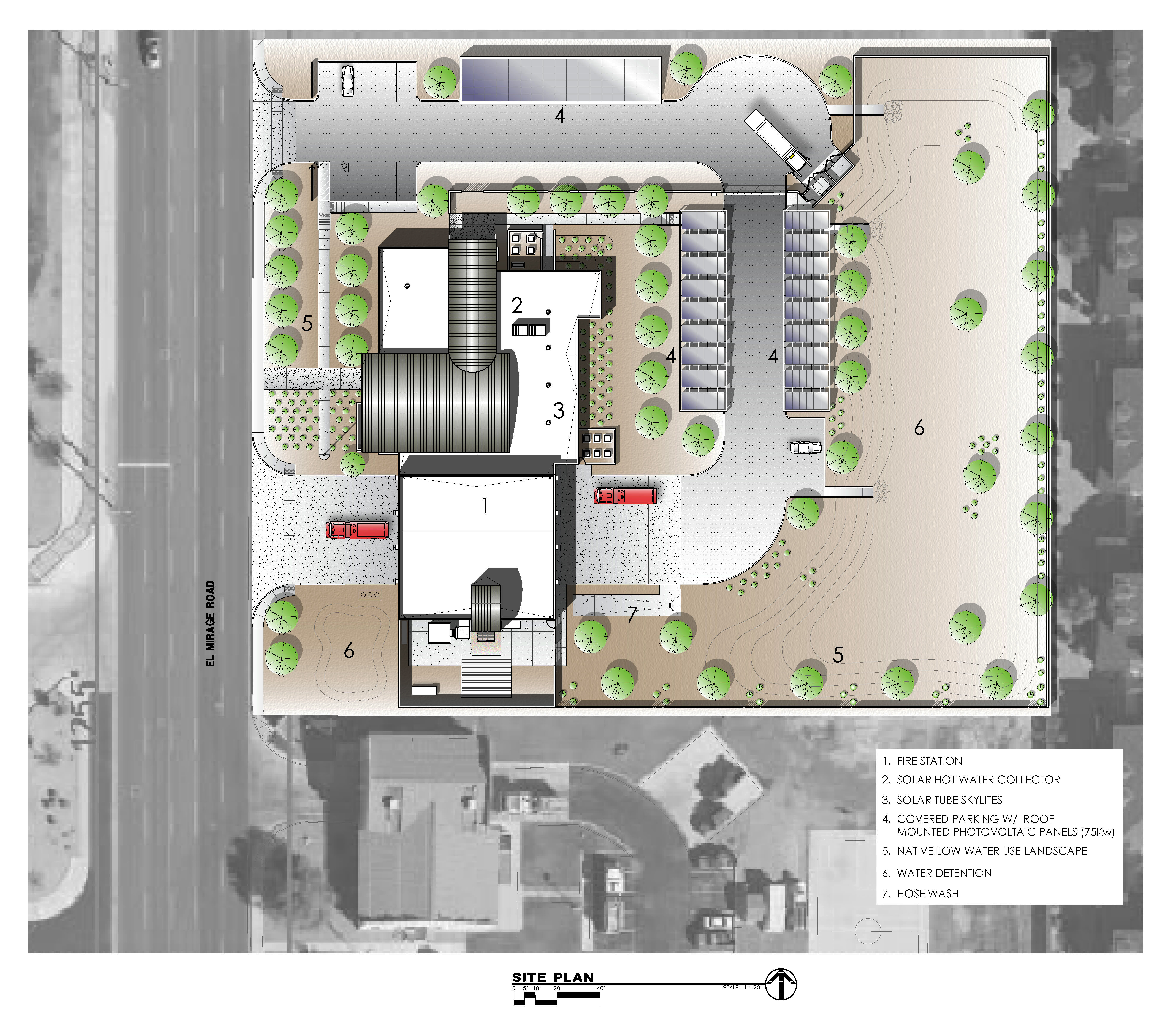 El Mirage Fire Station Admin On Architizer