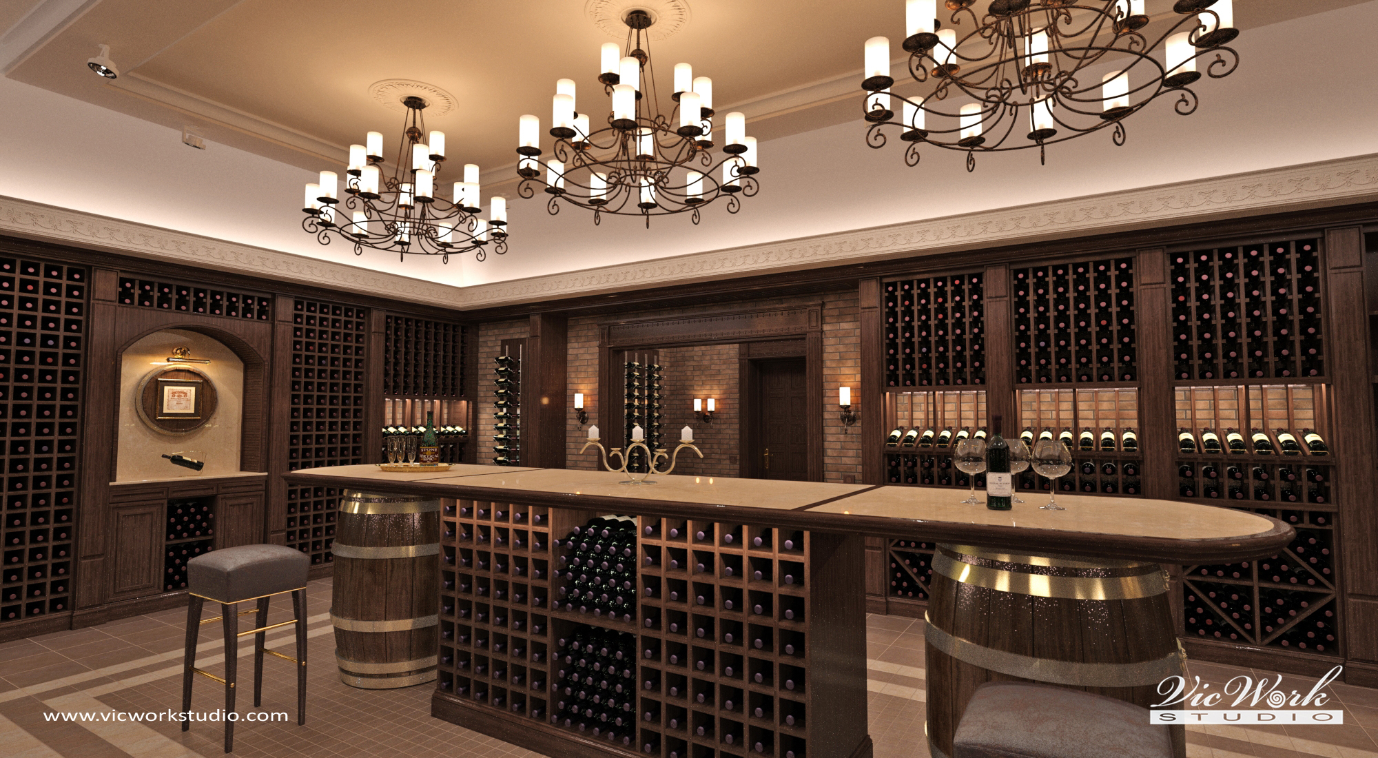 H Residence Wine Cellar interior by VICWORK STUDIO - Architizer