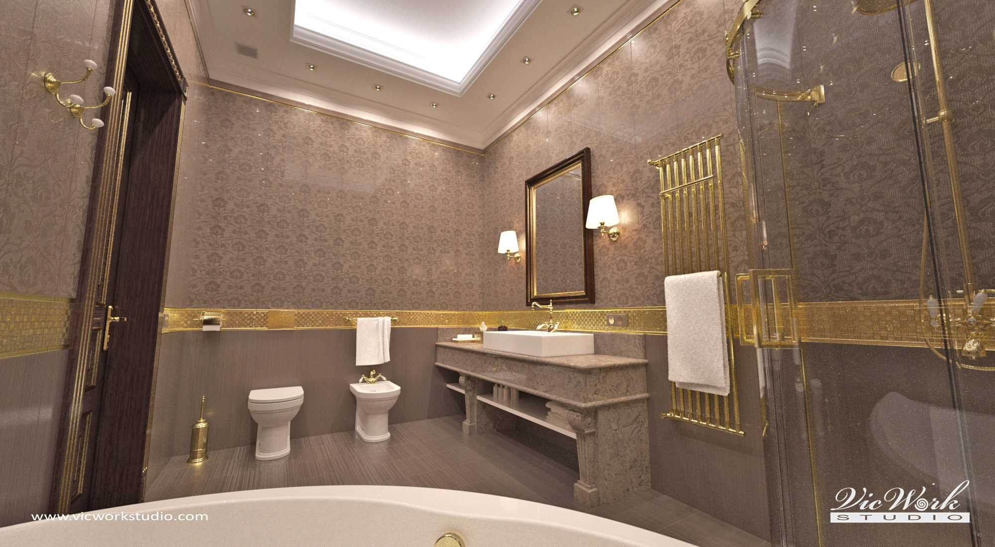 H Residence WC interiors by VICWORK STUDIO - Architizer