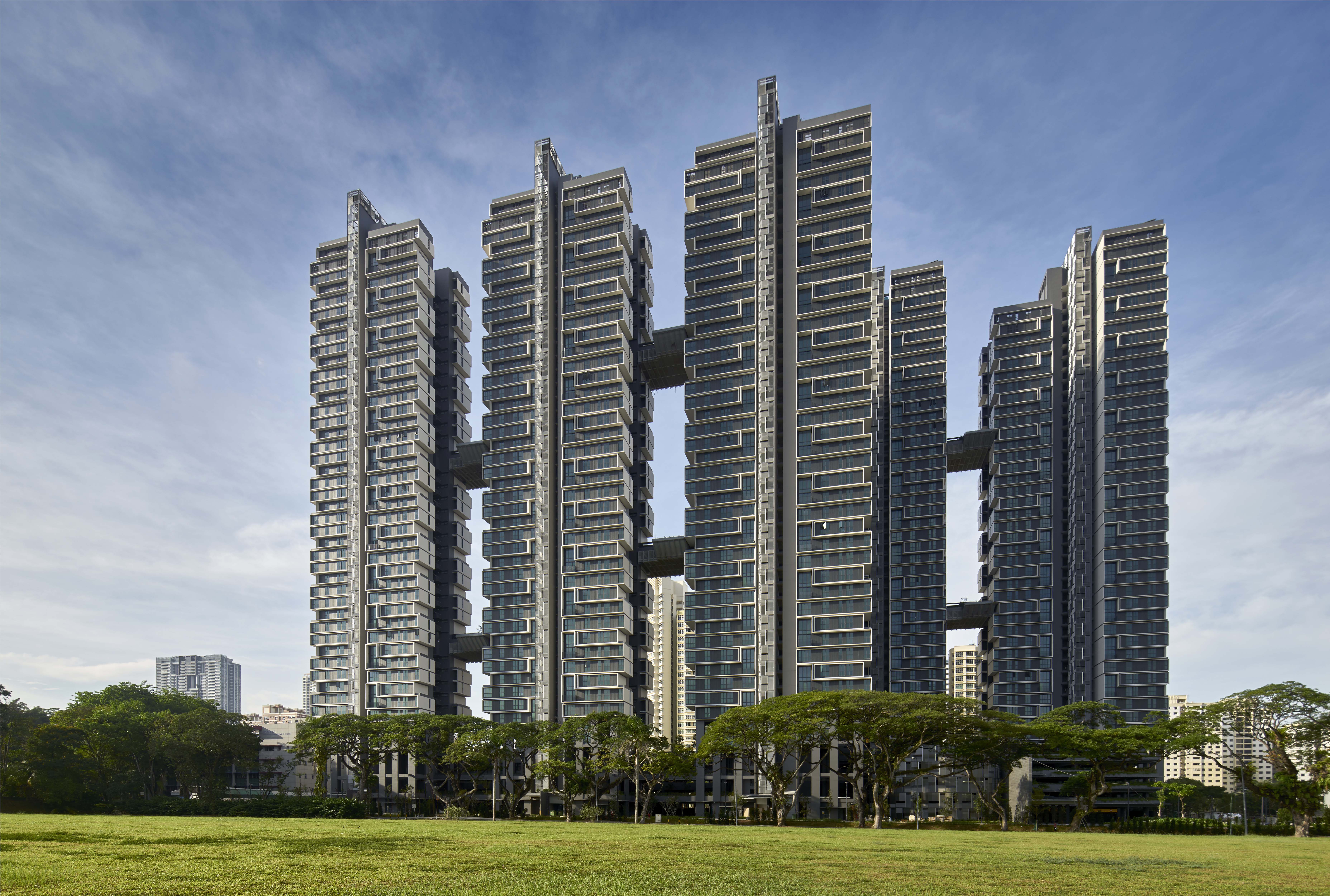 Сингапур высотки жилой комплекс
