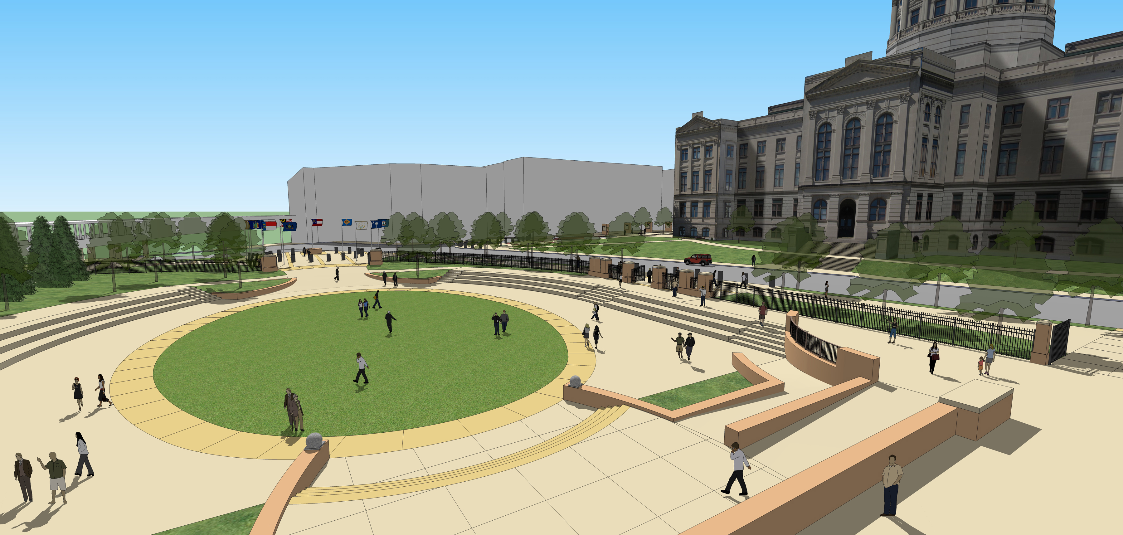 Stevens & Wilkinson Reimagines State Capitol Grounds, Liberty