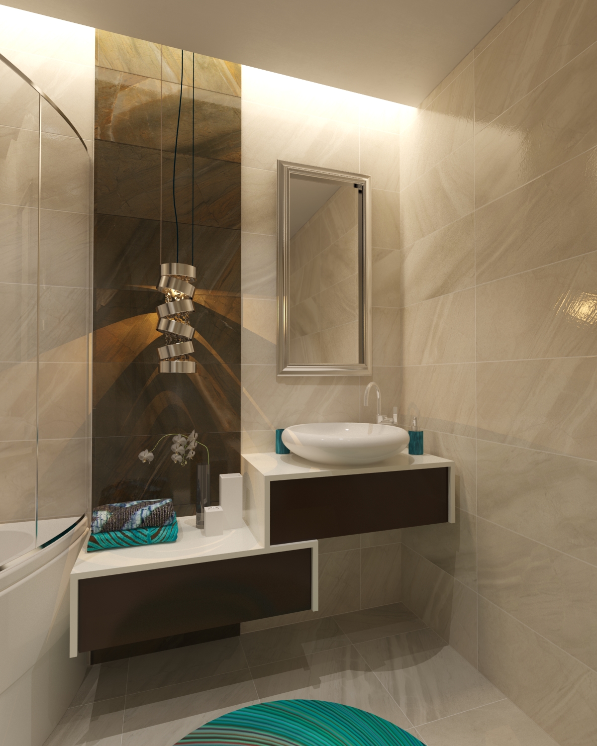 Manisa Modern Apartment Interior Design by Niid Design Interior ...