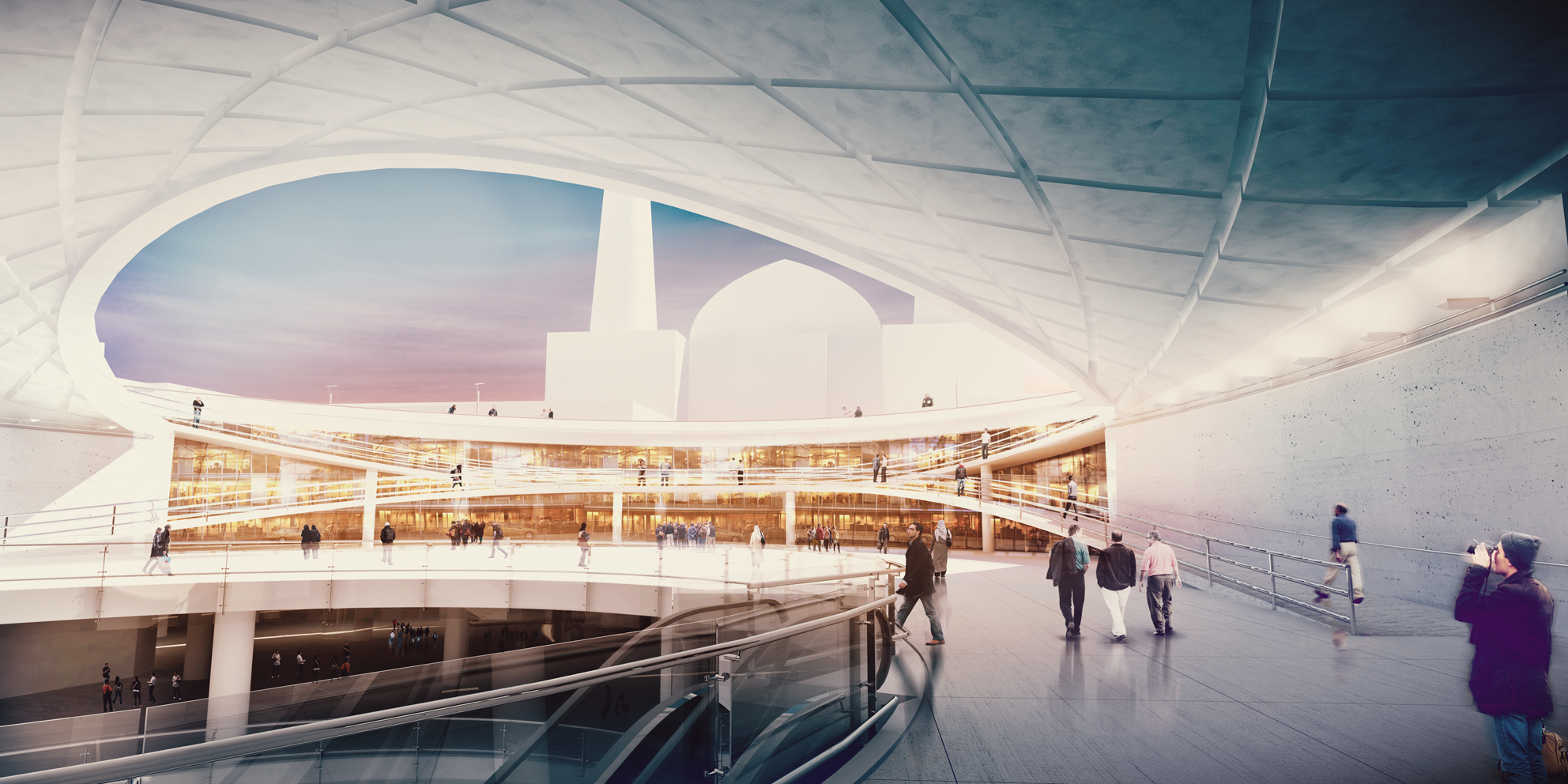 Qibla Plaza Competition 2nd Prize Winning Proposal by Erfan Farahmand