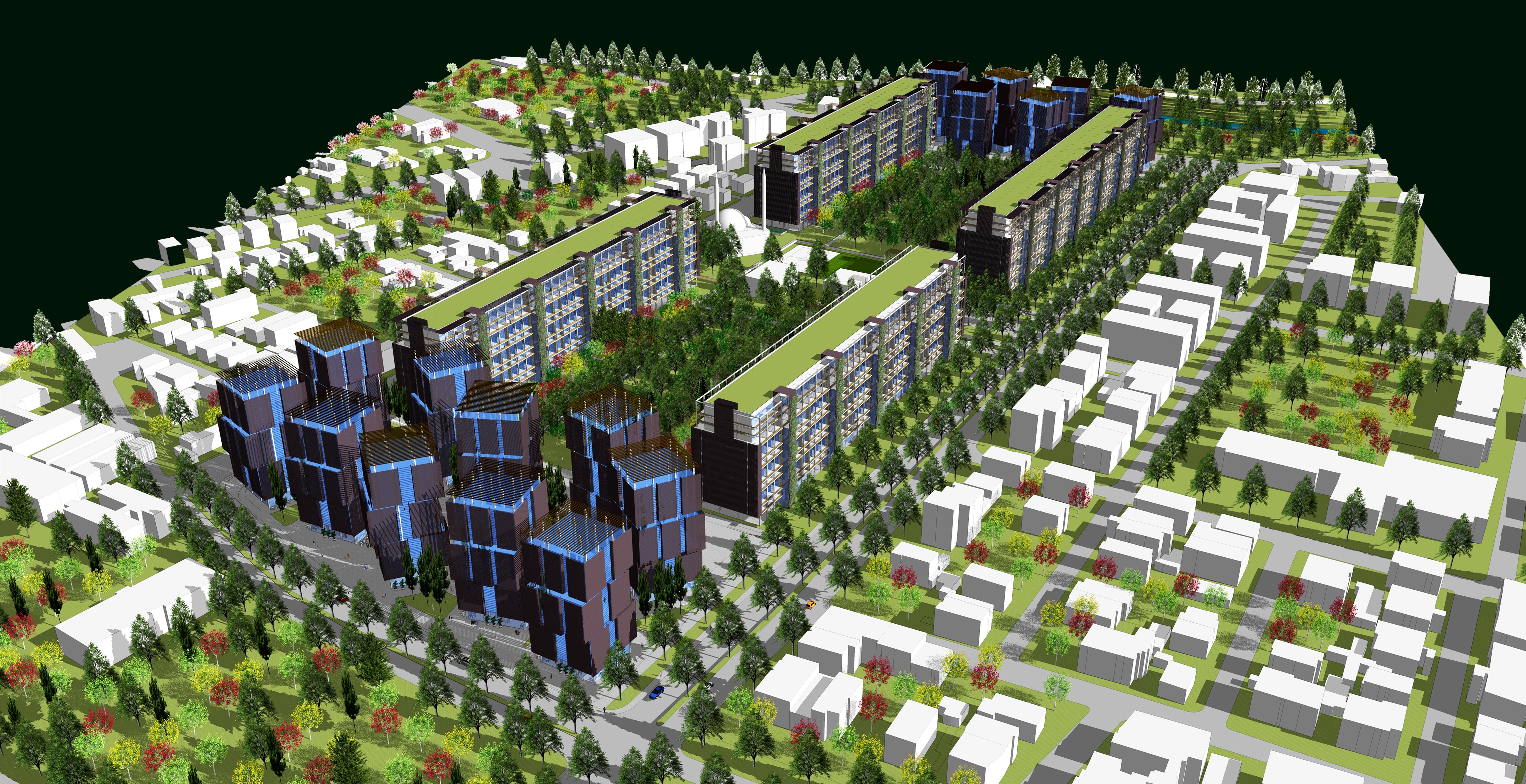 Çanakkale Municipality Social Housing Area Urban Renewal Competition