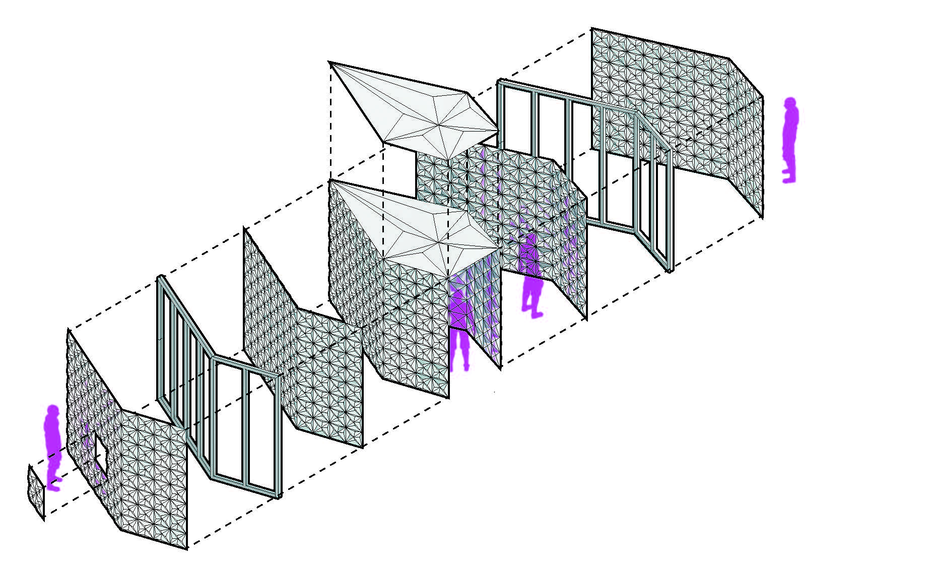 PROJECTIVE DUALISM 2.0 // INTERACTIVE PUBLIC ART by WEDESIGNS Architizer