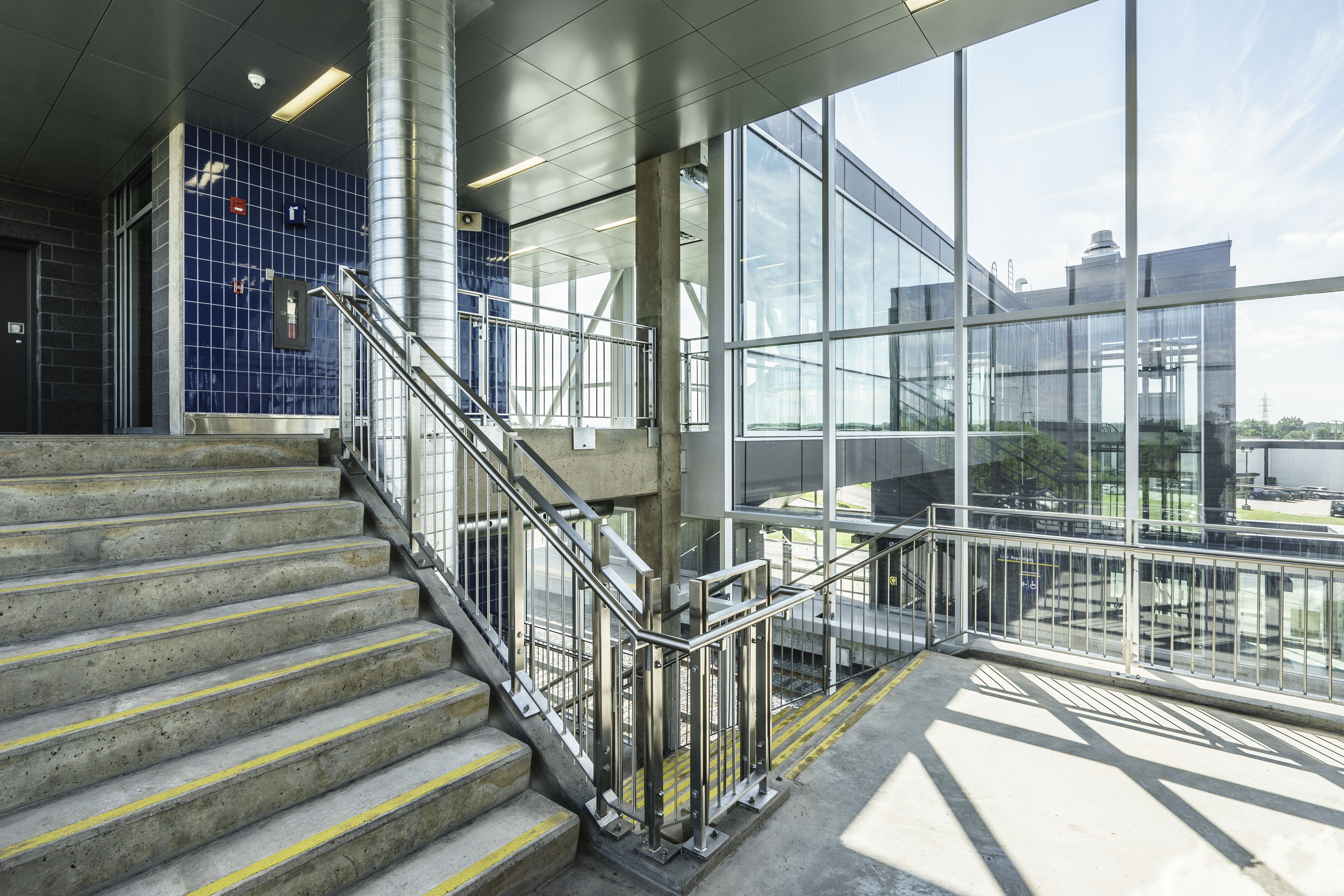 Train de l'Est Repentigny station by COBALT architectes Architizer