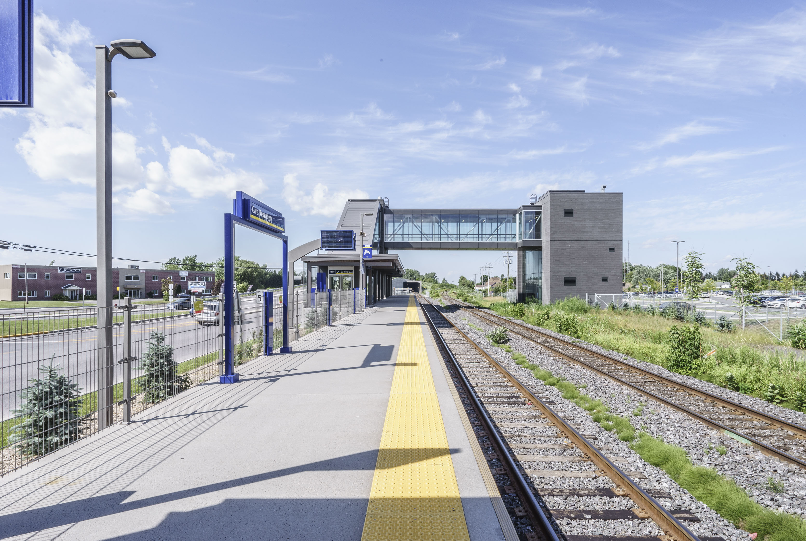Train de l'Est Repentigny station by COBALT architectes Architizer