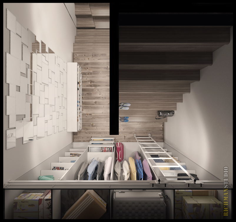 Interior Design in Kharkov for a young programmer by RichmanStudio ...