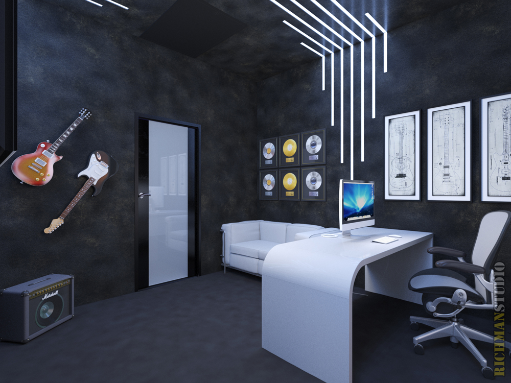 Interior Design in Kharkov for a young programmer by RichmanStudio ...