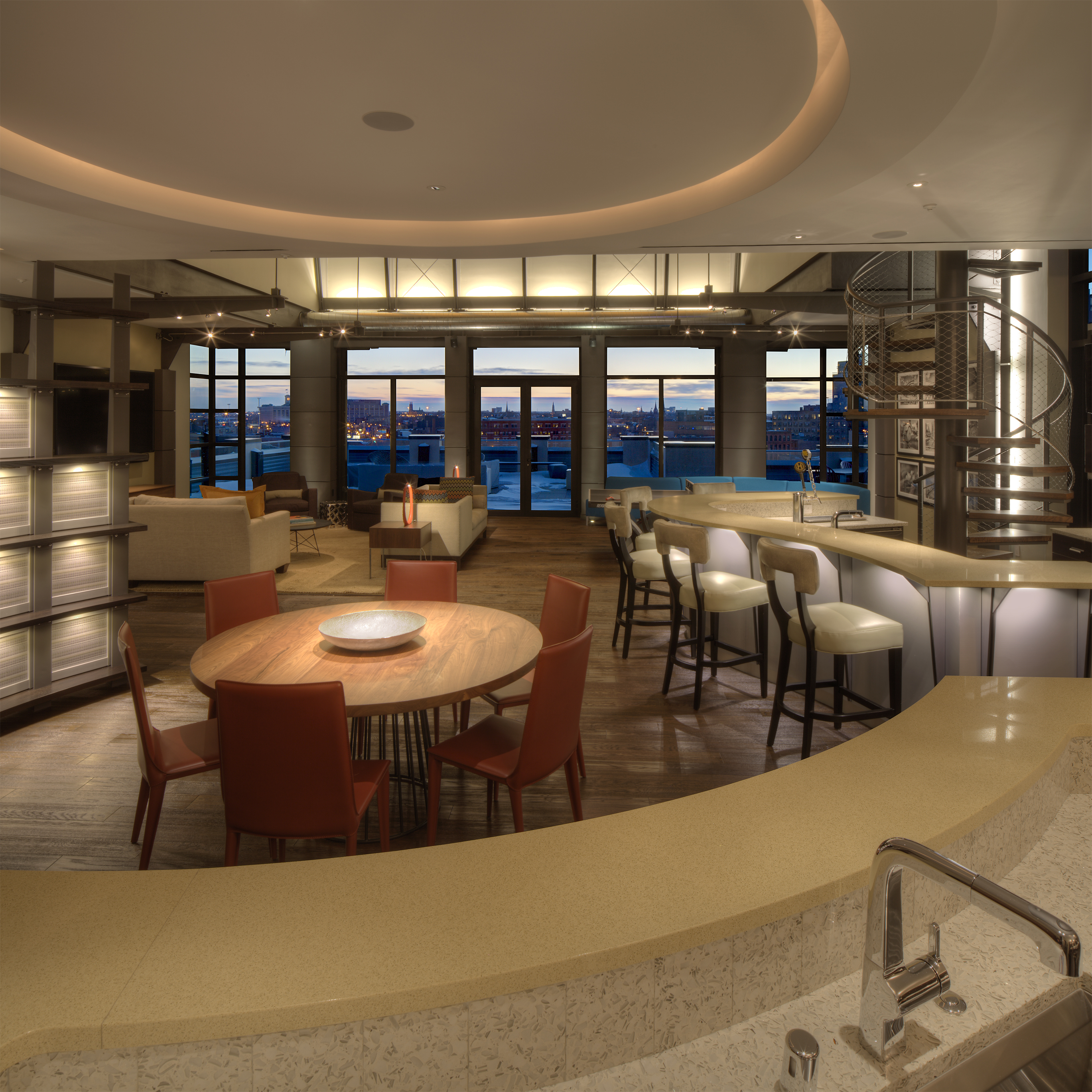 Beautiful view of Luxury Penthouse Condominiums With En-Suite Guest Area