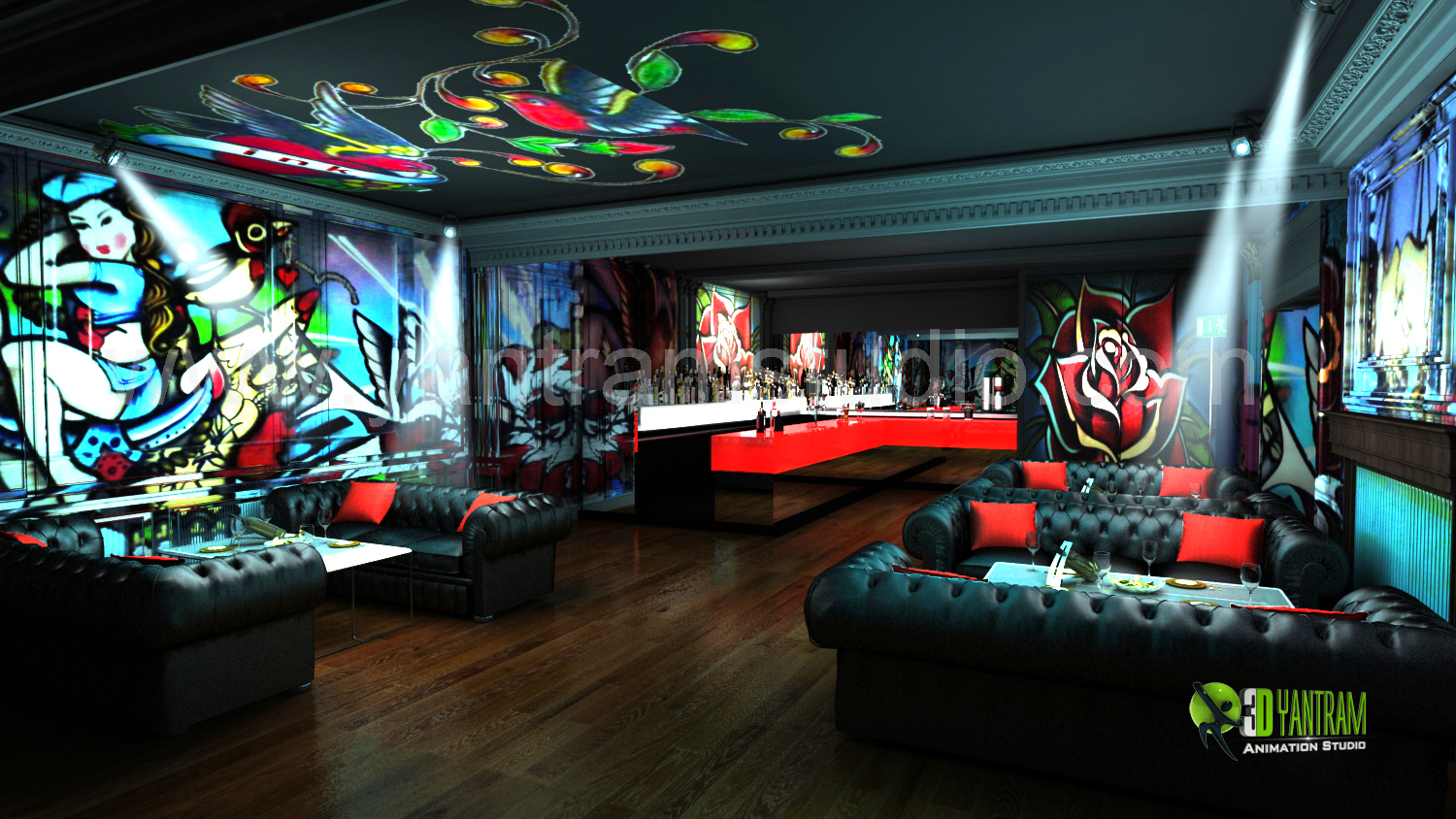 3D Interior Design by Yantram Architectural Design Studio - Architizer