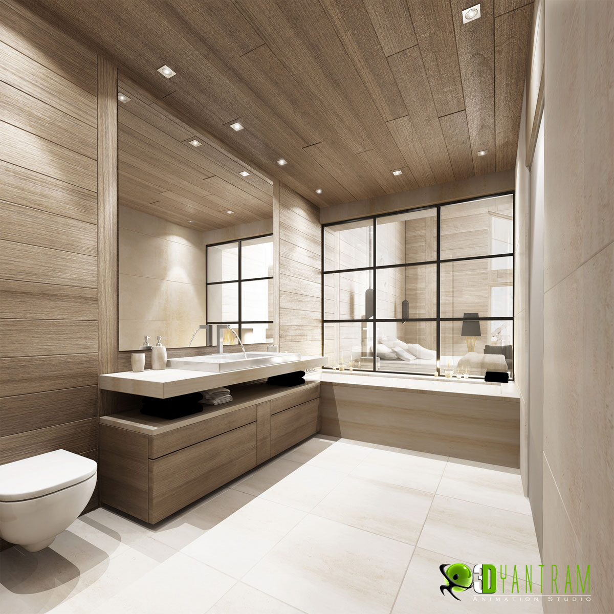 Bathroom Interior Design by Interior 3D Rendering - Architizer