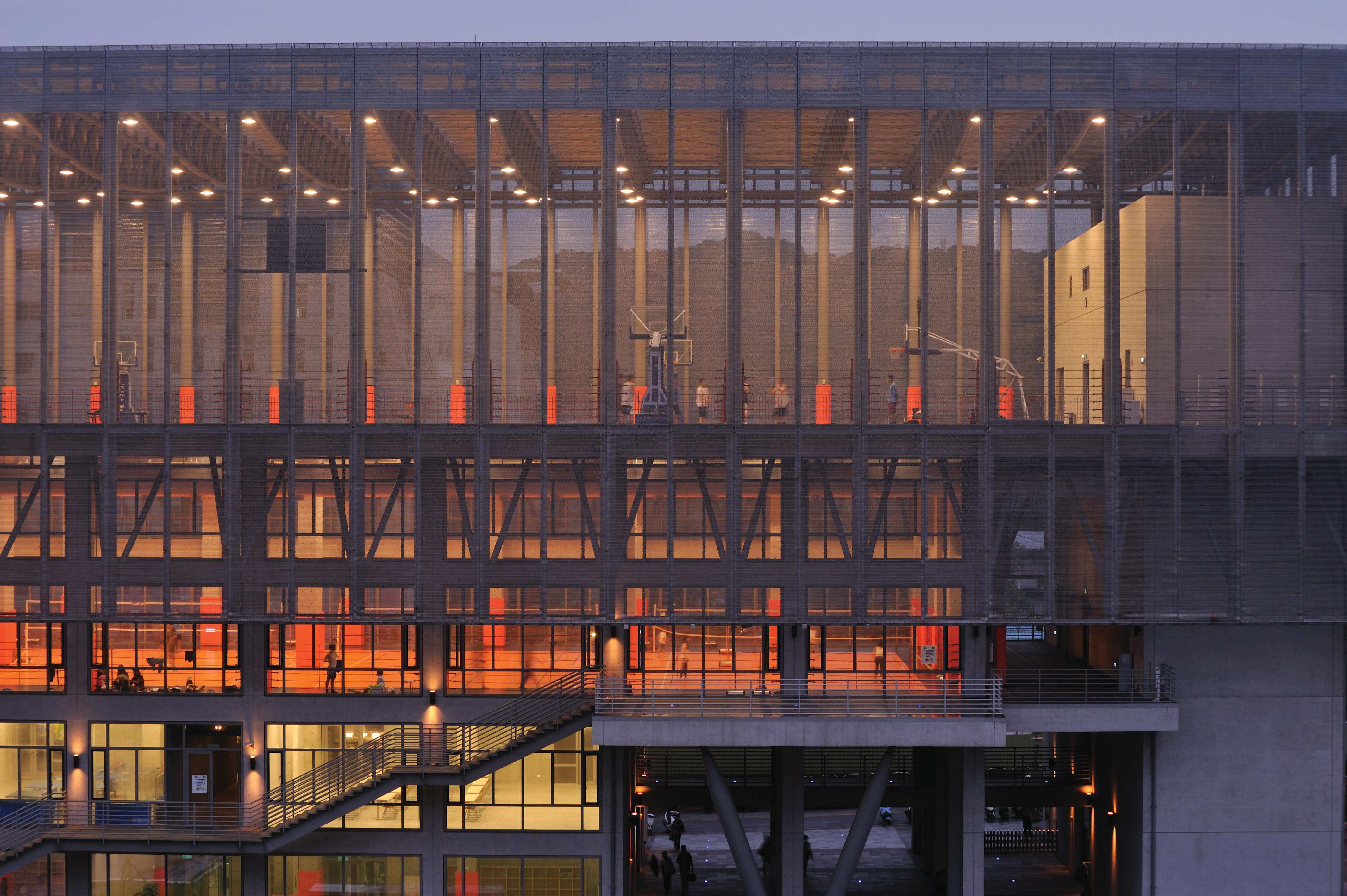 Shih Chien University Gymnasium and Library by KRIS YAO | ARTECH 