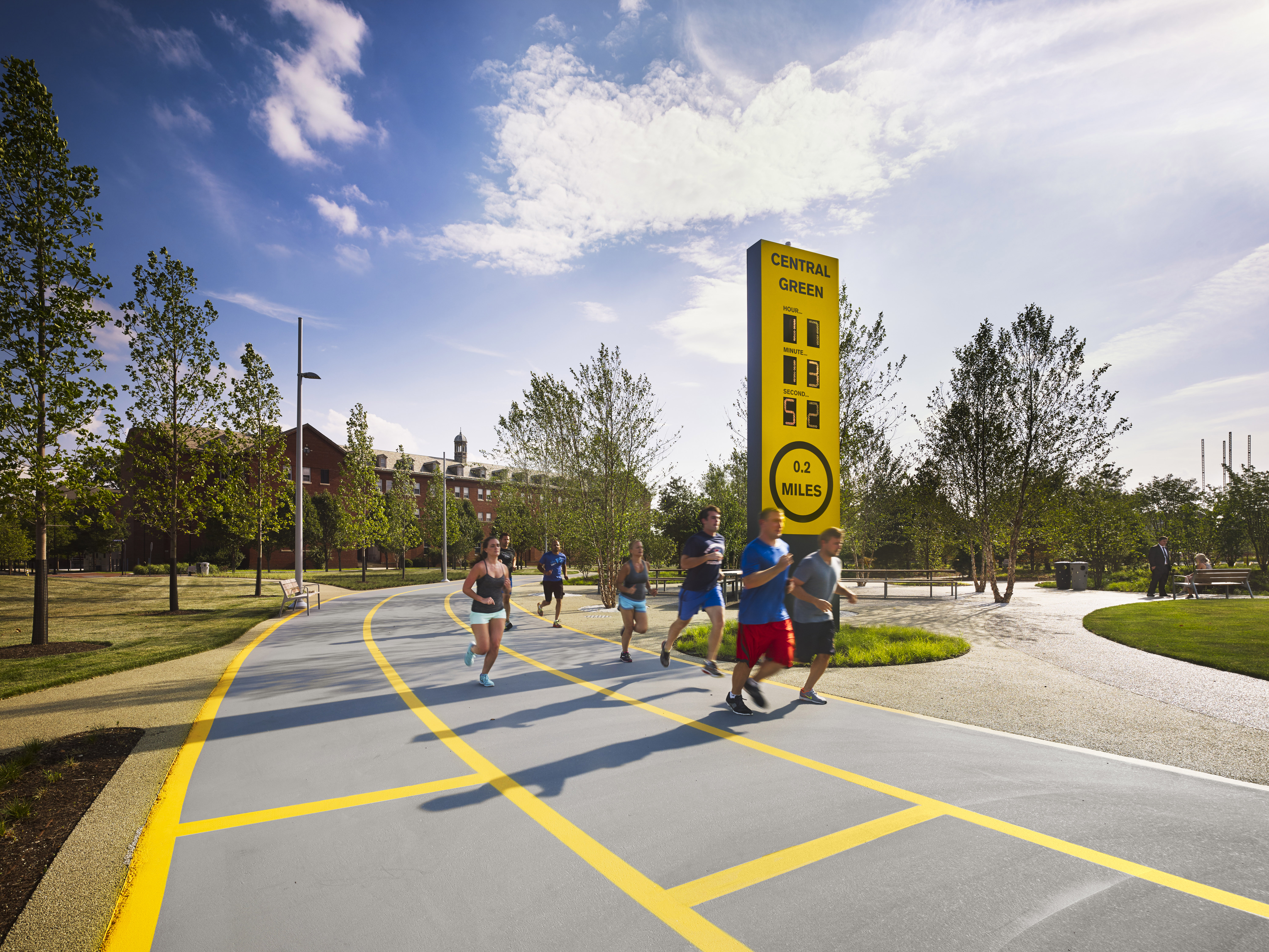 Navy Yard Central Green by James Corner Field Operations Architizer