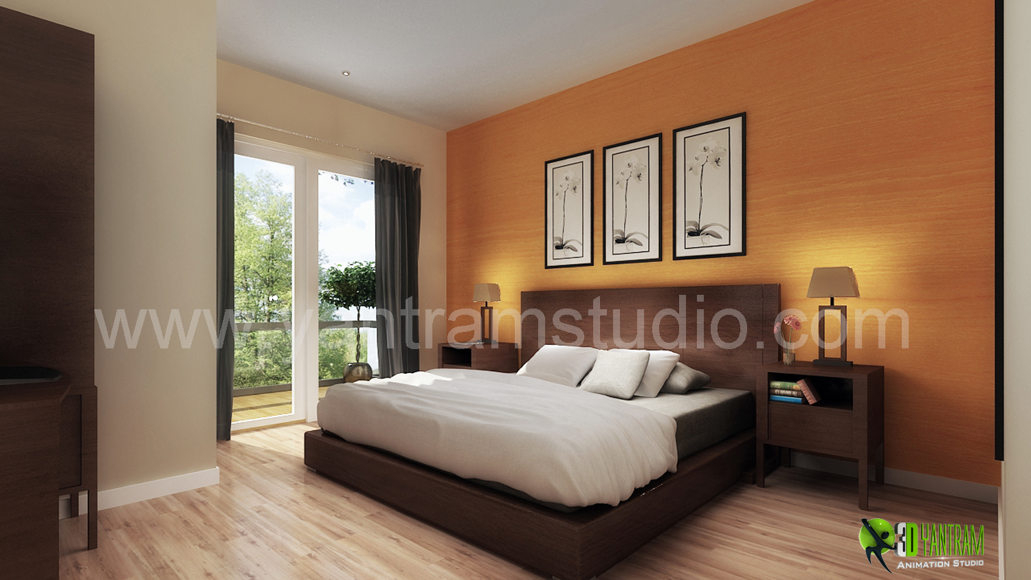 Bedroom Interior Design by Interior 3D Rendering - Architizer