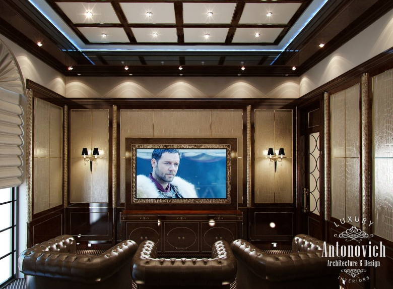 Home theater interior design from Katrina Antonovich by LUXURY ...