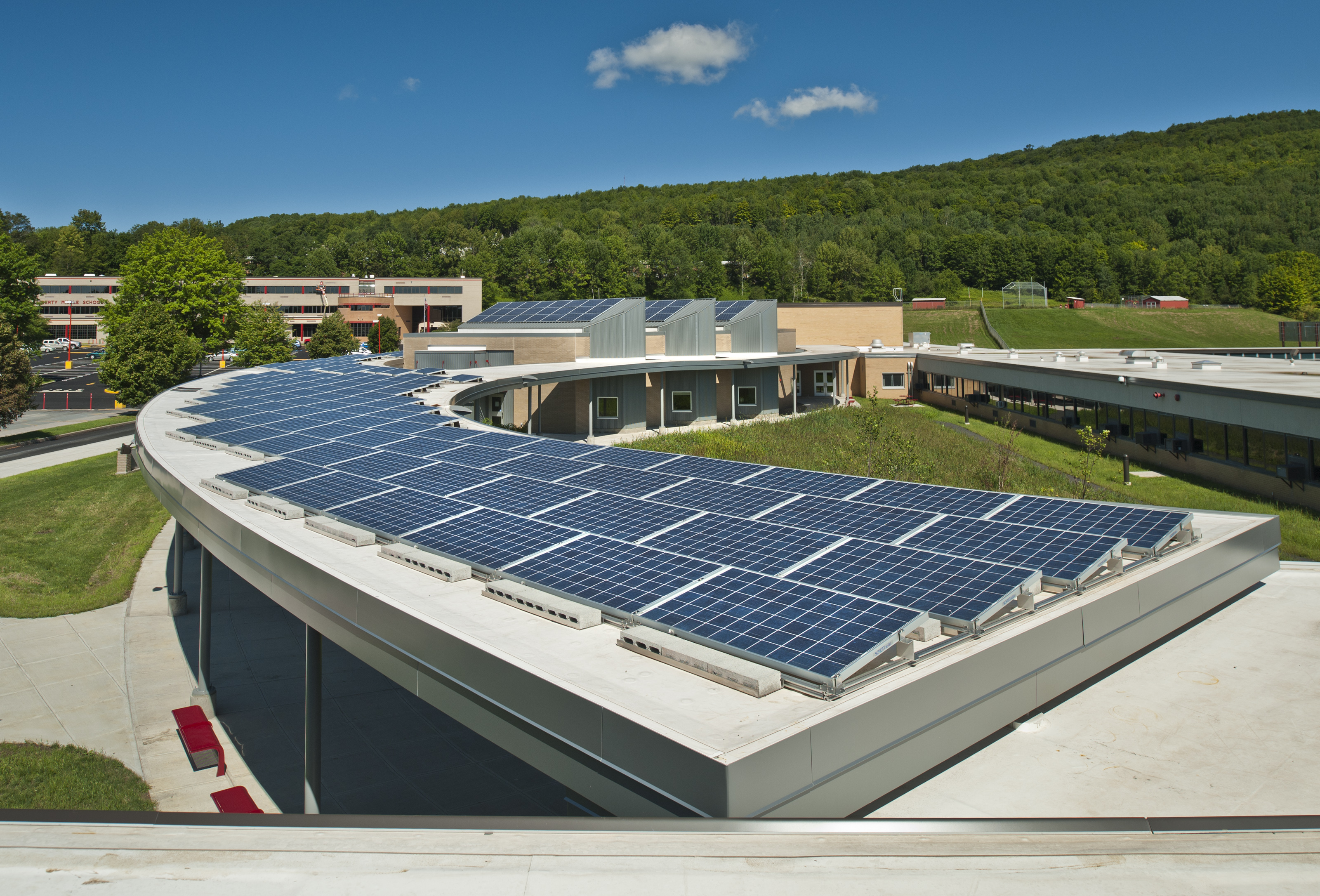 Liberty Central School District Net Zero Media Center Addition Architizer