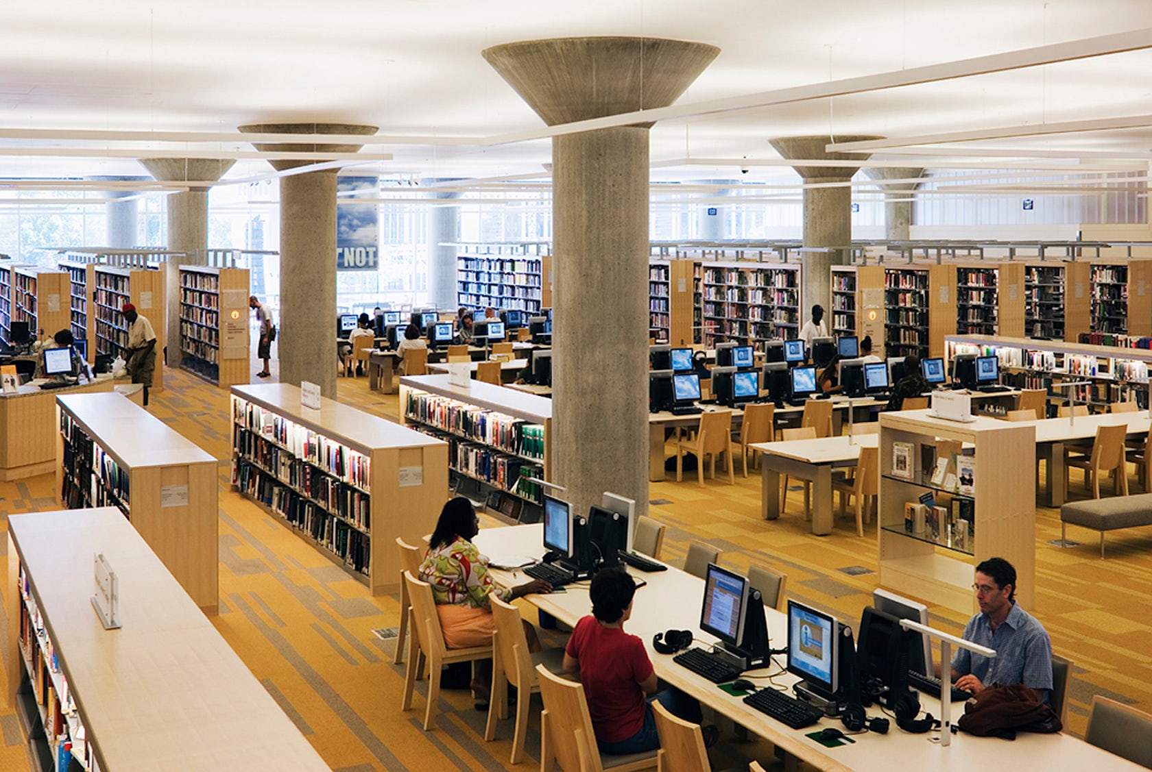 Minneapolis Central Library (Lighting Design) by Pelli Clarke