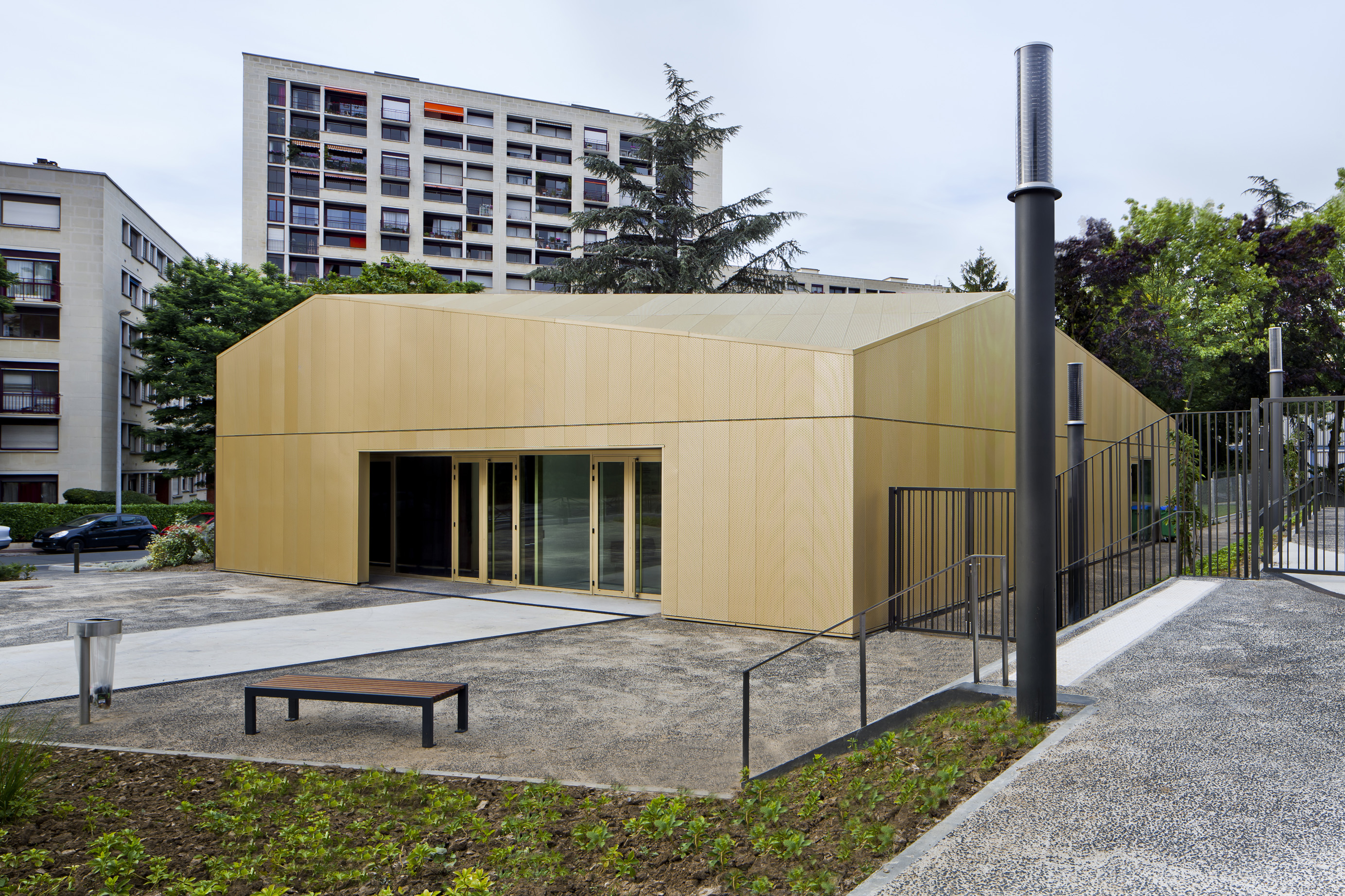 Schools and cultural center in Le Pecq Architizer