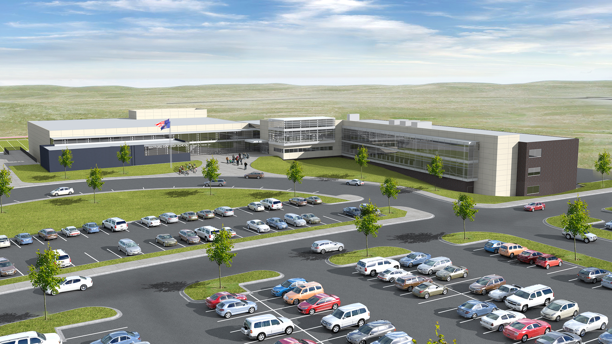 Watford City High School Architizer