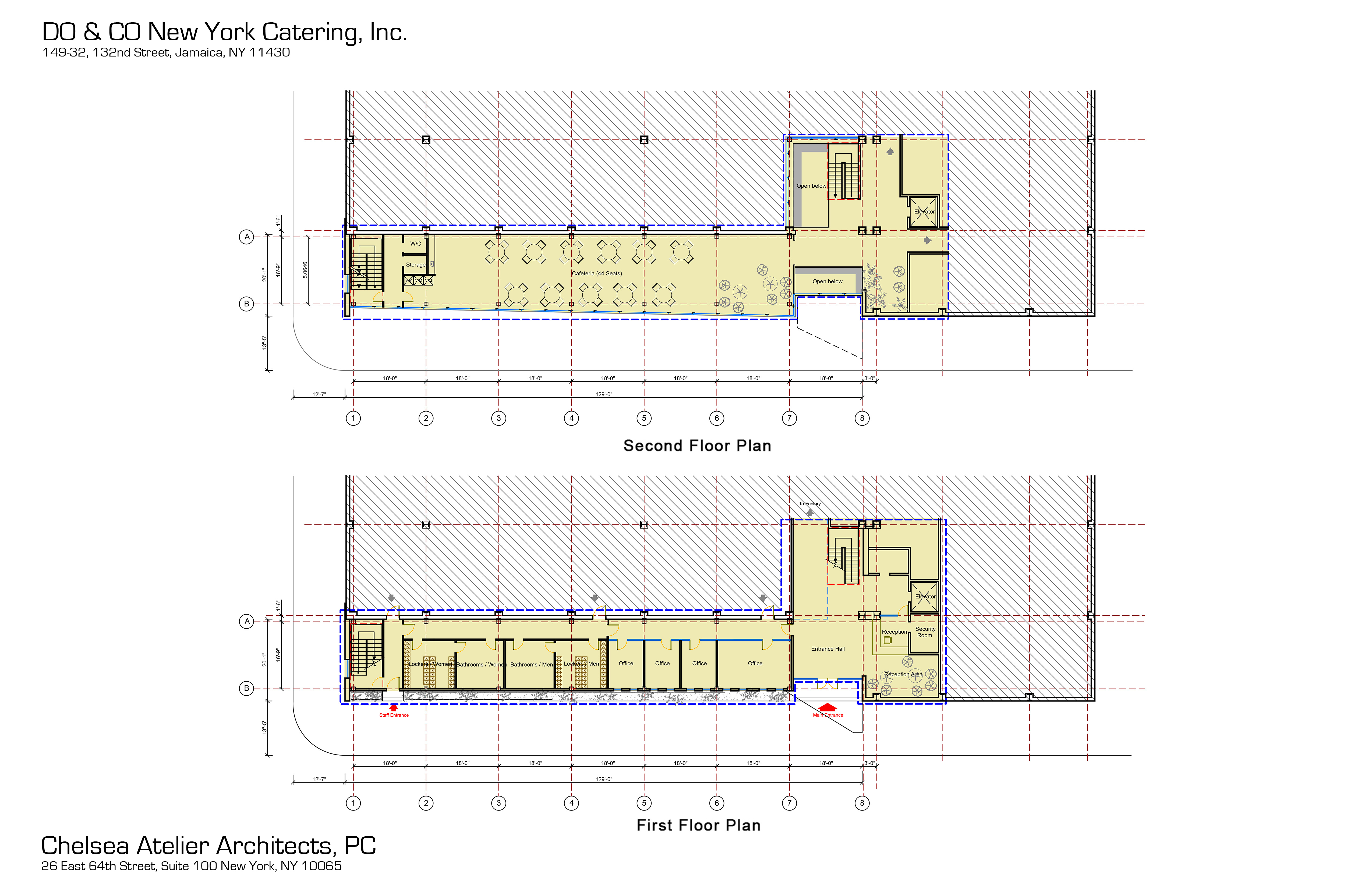DO & CO New York Catering, Inc. by Chelsea Atelier Architect, PC