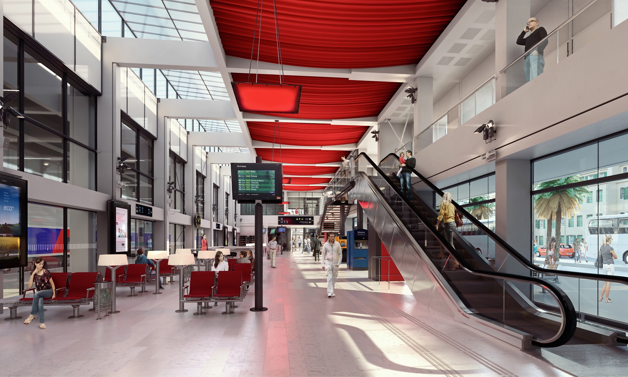 Cannes center train station Architizer