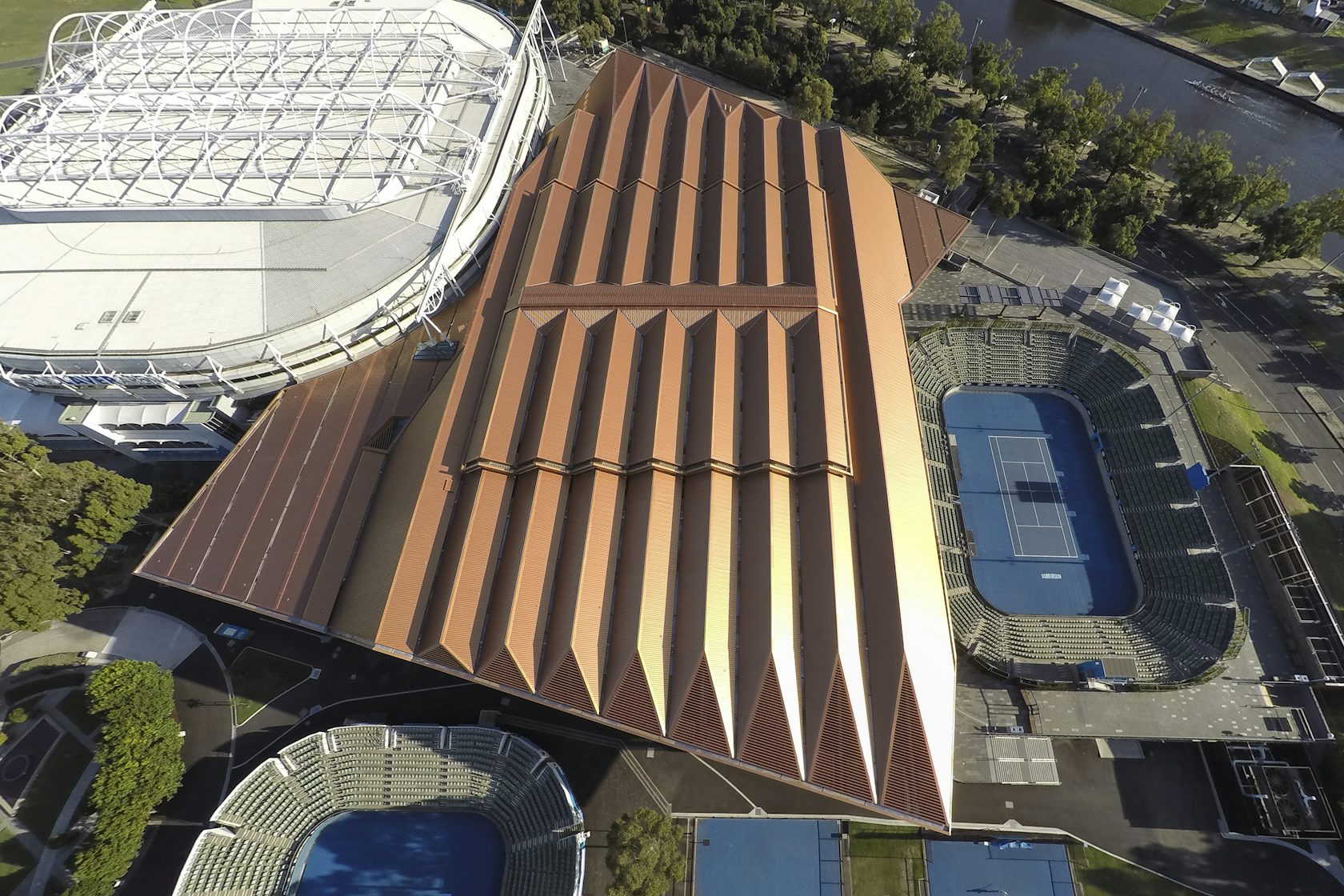 Margaret Court Arena Architizer