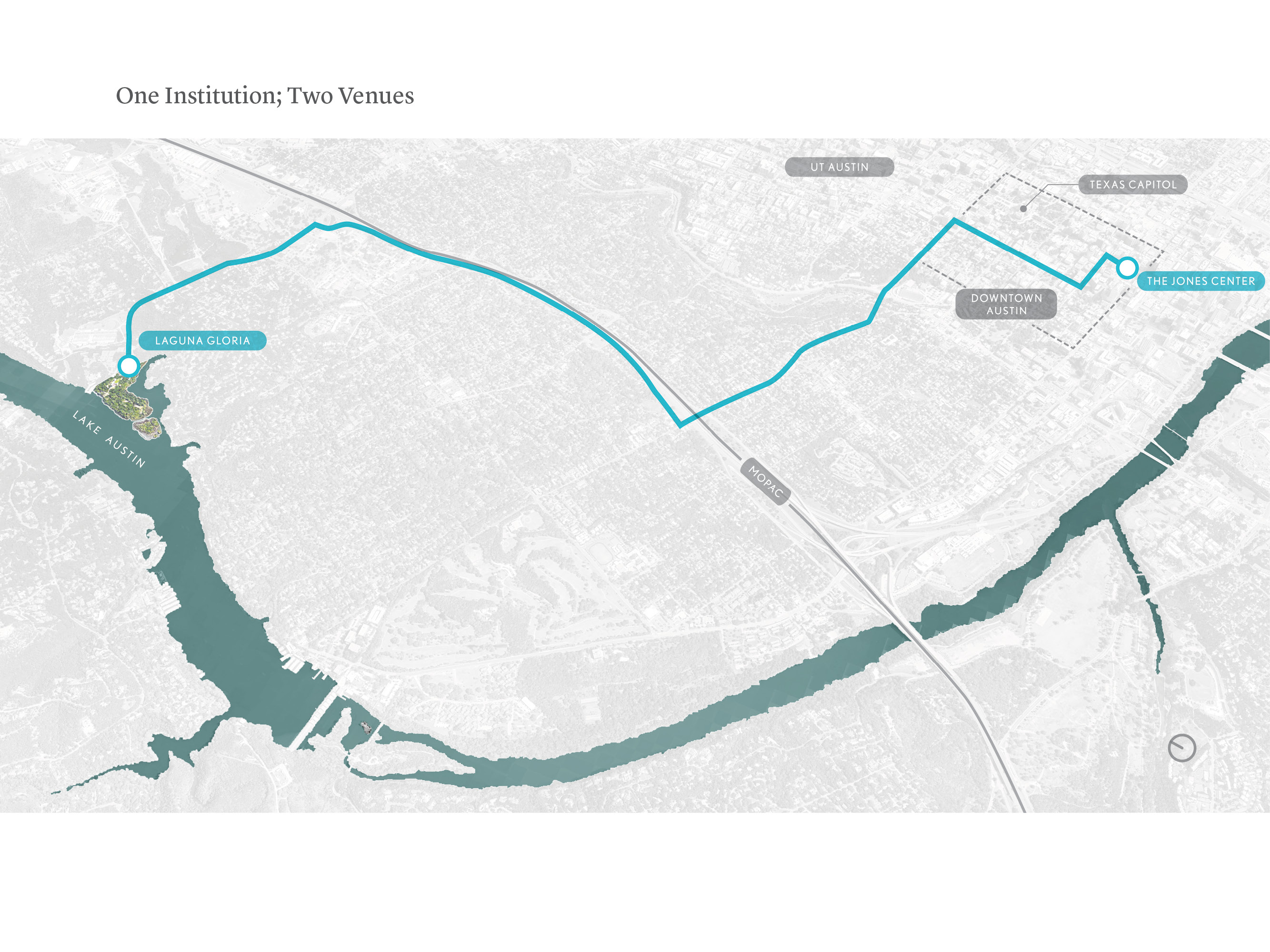 The Contemporary Austin Betty and Edward Marcus Sculpture Park at Laguna Gloria Architizer