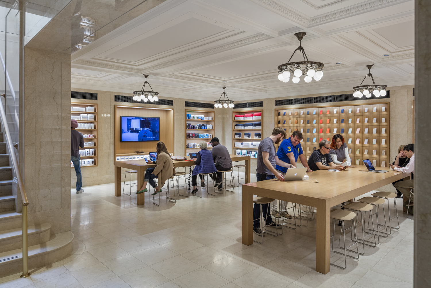 Apple Store, Upper East Side by Bohlin Cywinski Jackson Architizer