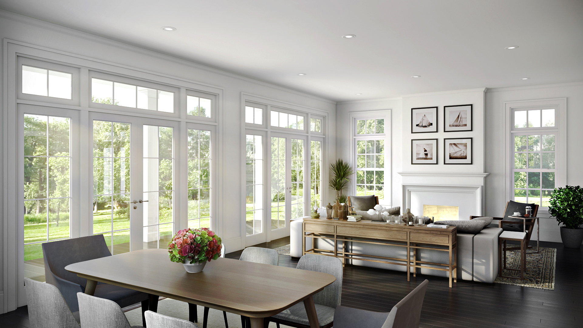 Livingroom visualization for San Jose project by Archicgi - Architizer