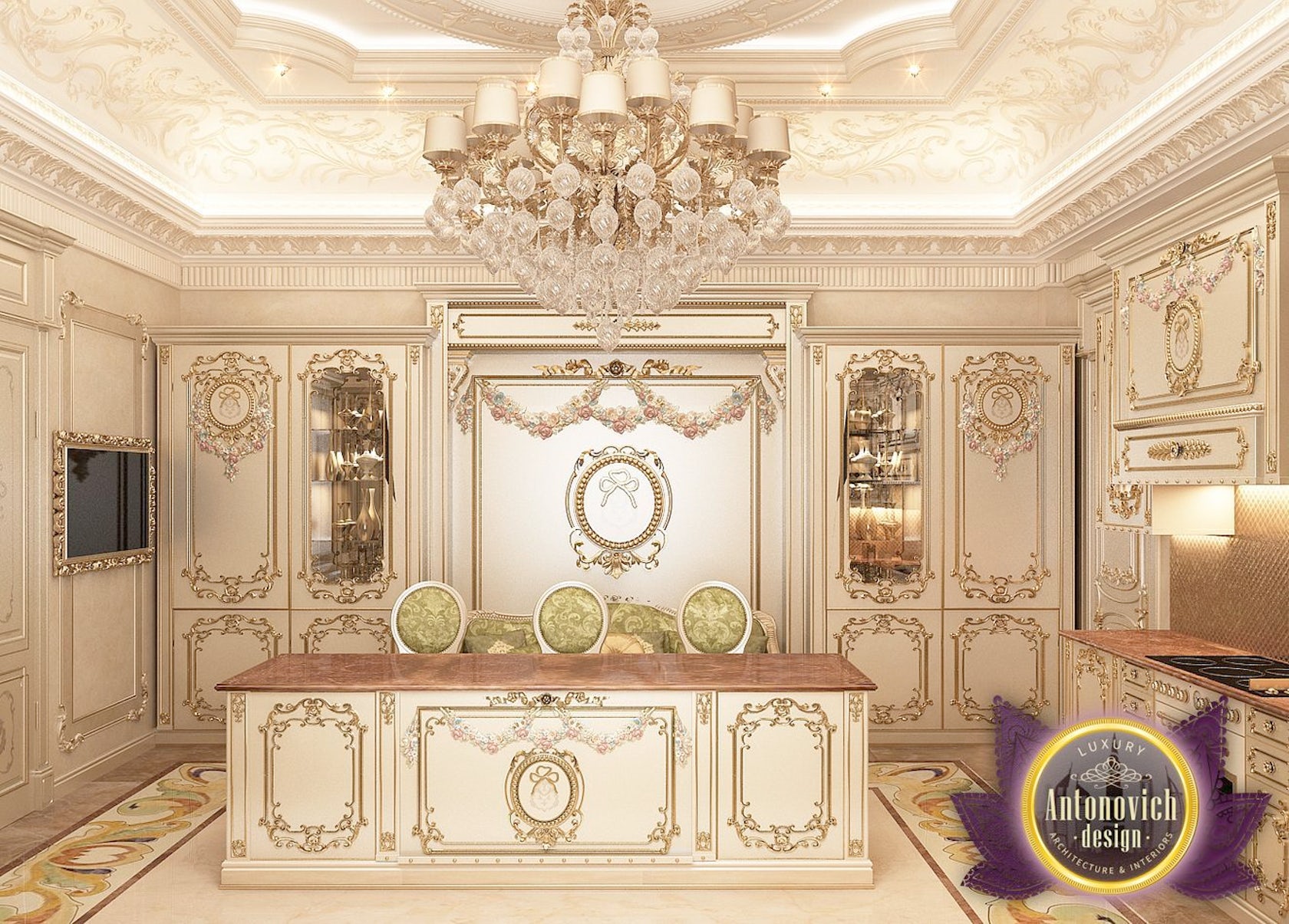 Kitchen Design From Luxury Antonovich Design On Architizer