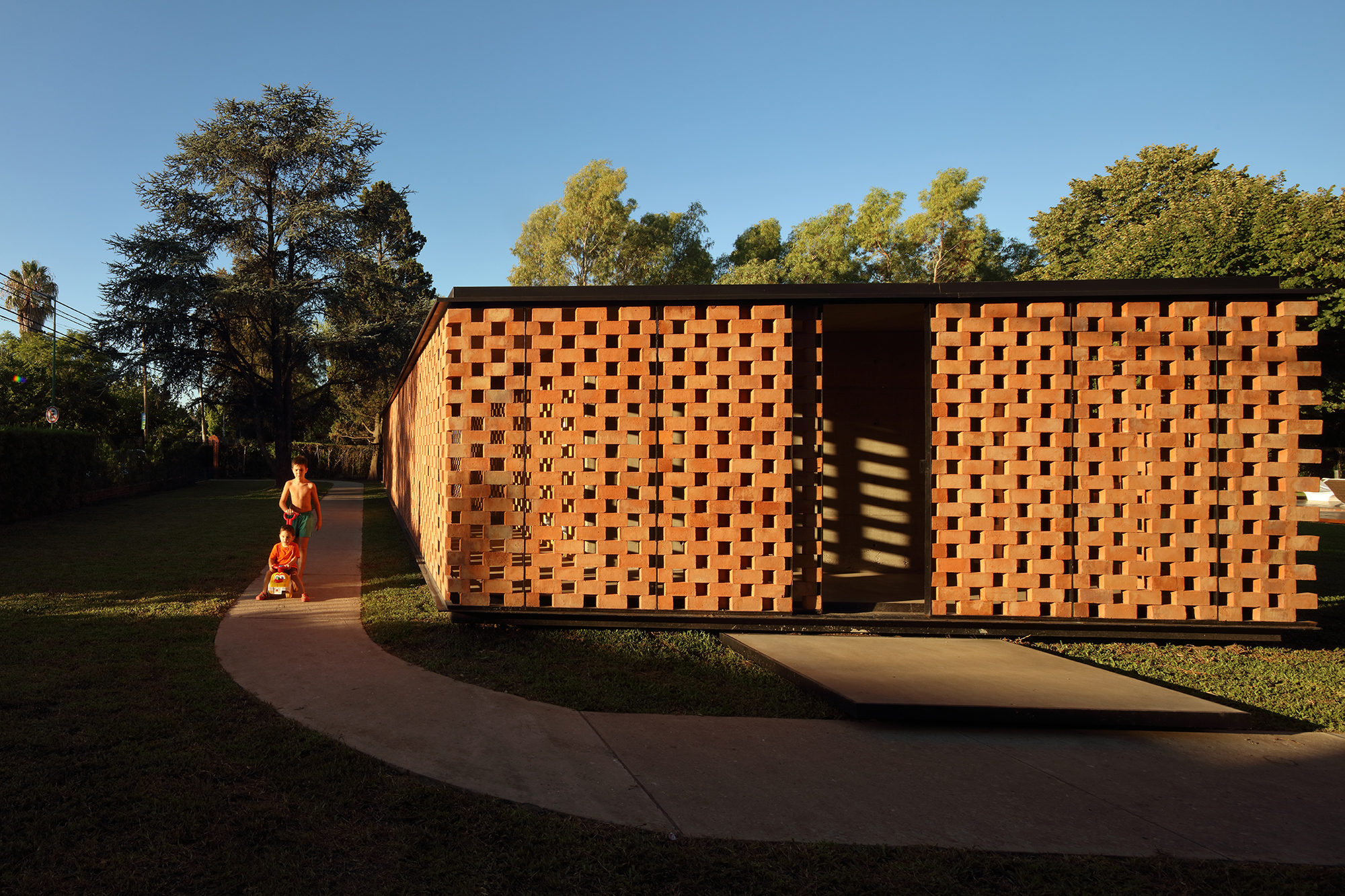 Experimental Brick Pavilion Architizer