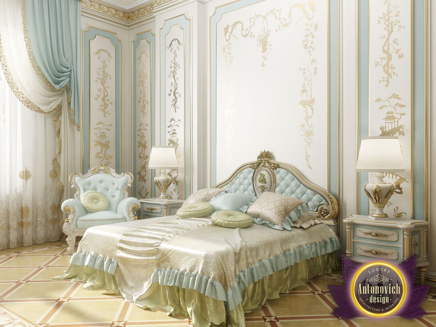 Bedroom design ideas by Luxury Antonovich Design by LUXURY ANTONOVICH