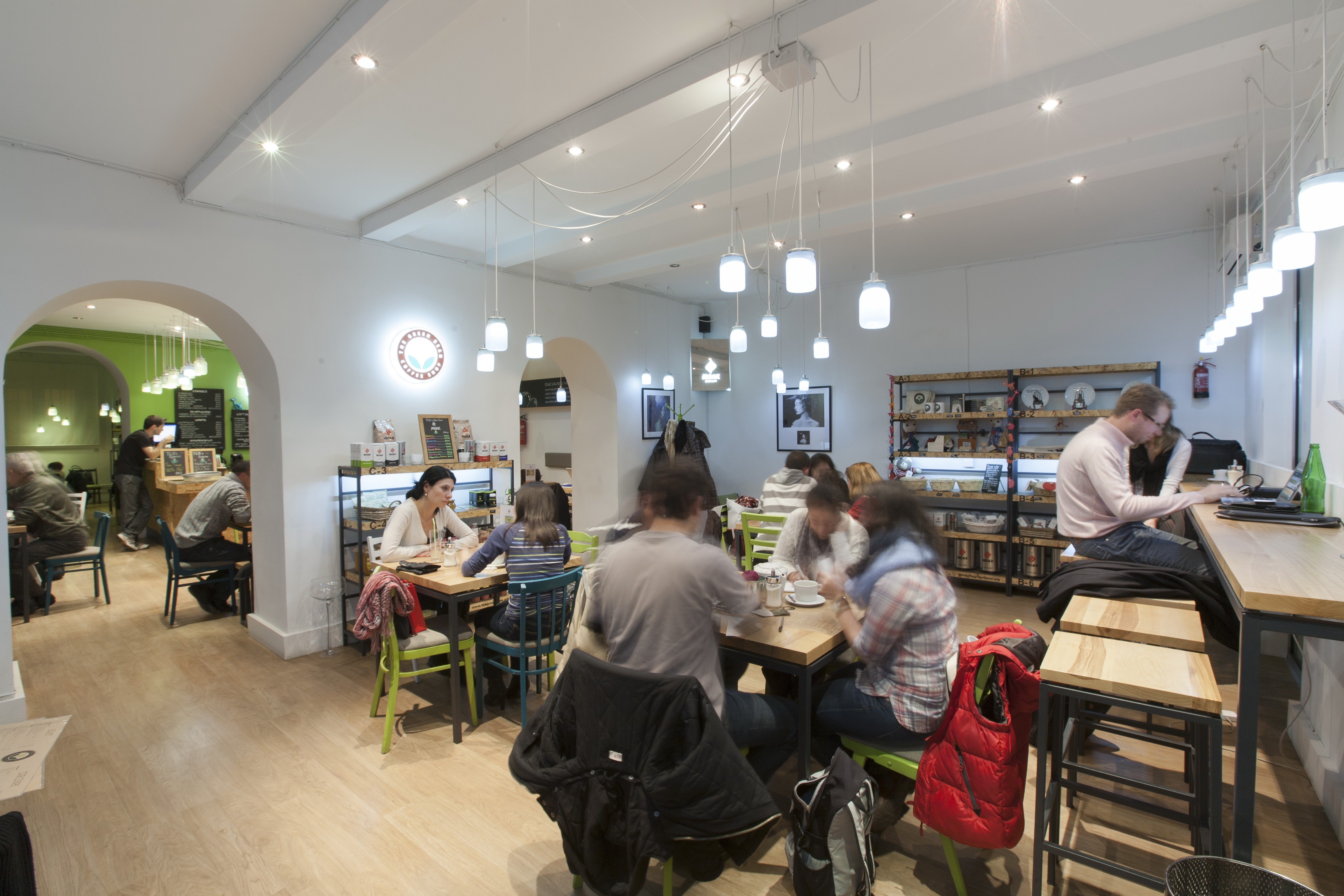 The Green Bean Coffee Shop by Storaket Architectural Studio Architizer