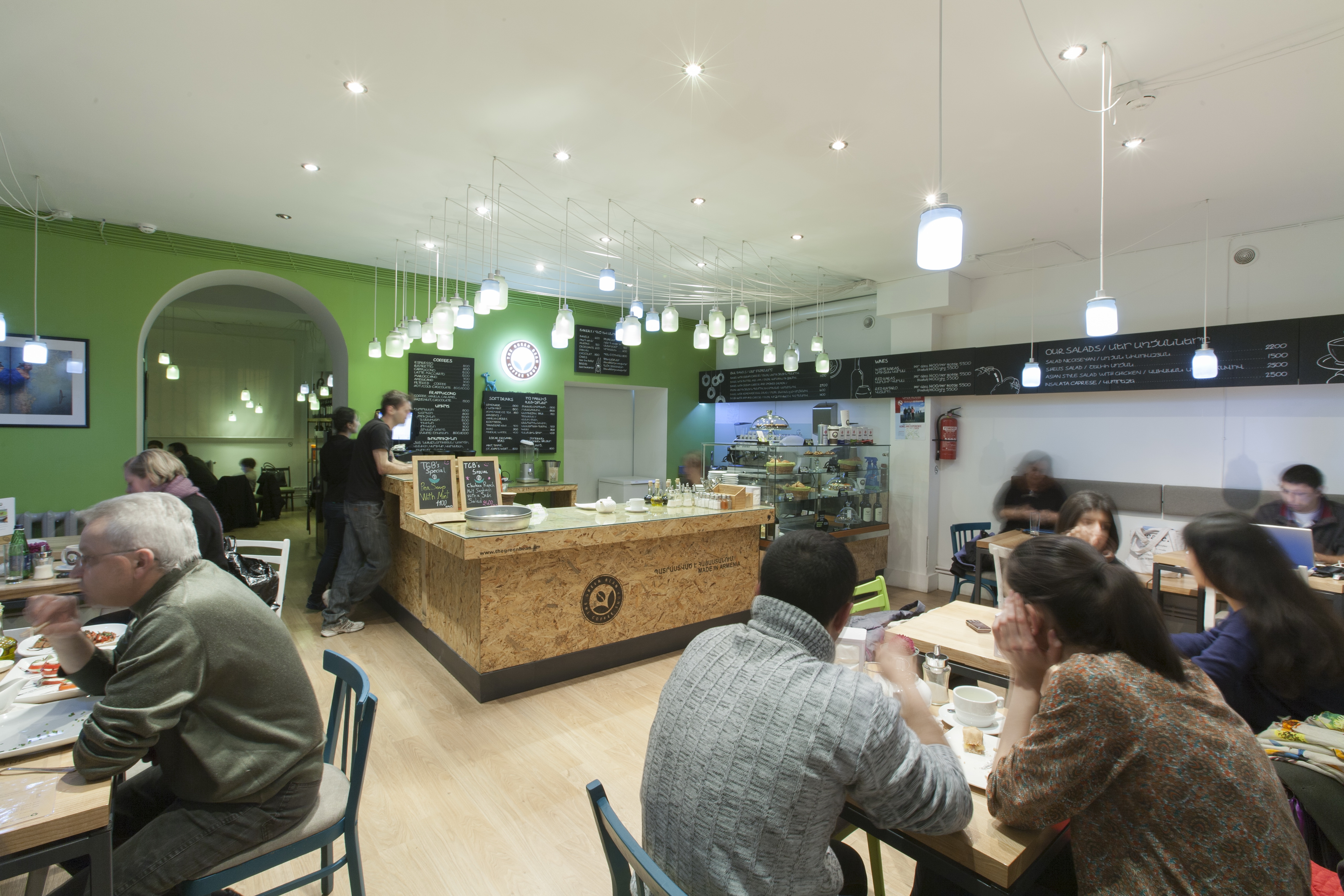 The Green Bean Coffee Shop by Storaket Architectural Studio Architizer