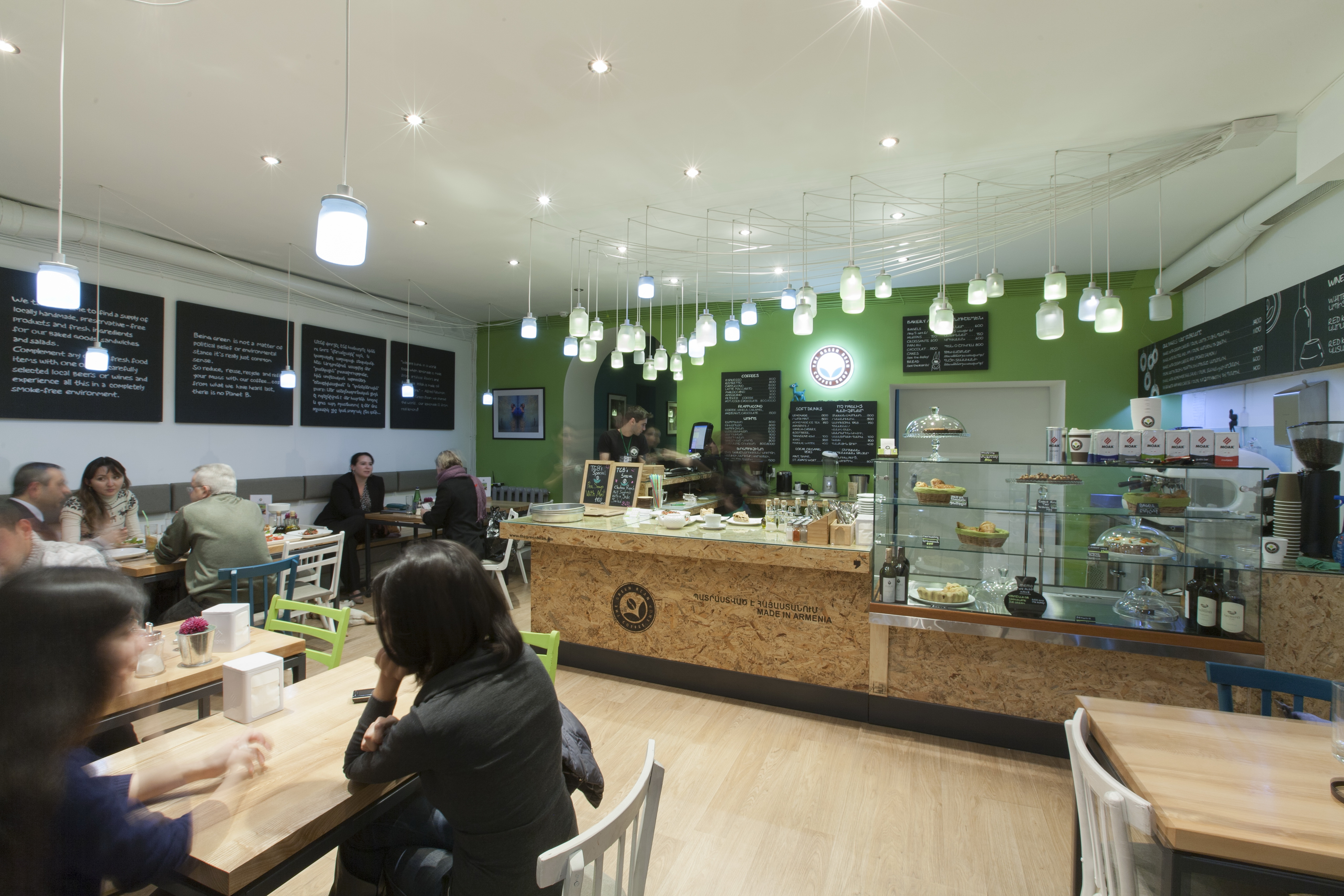 The Green Bean Coffee Shop by Storaket Architectural Studio Architizer