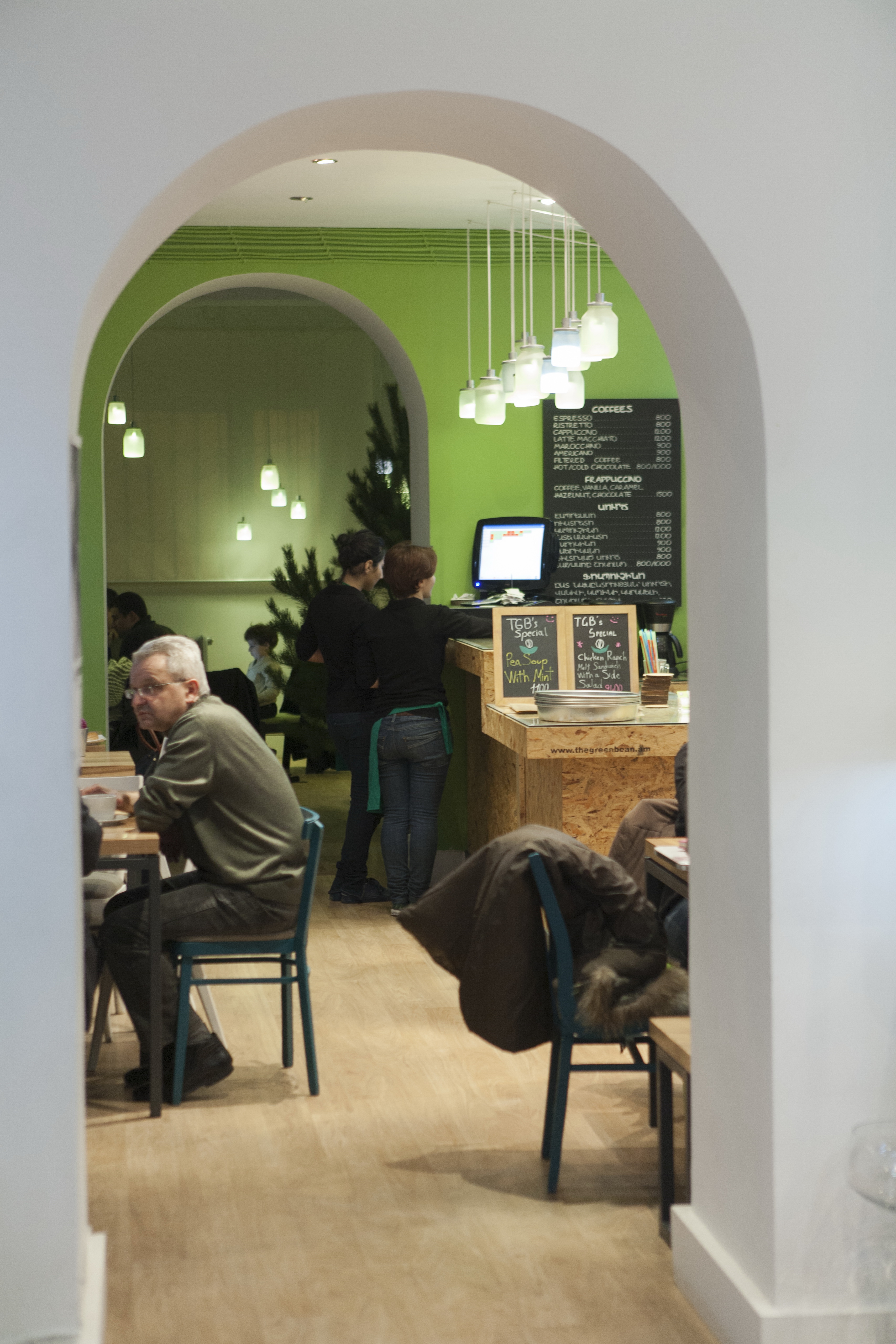 The Green Bean Coffee Shop by Storaket Architectural Studio Architizer