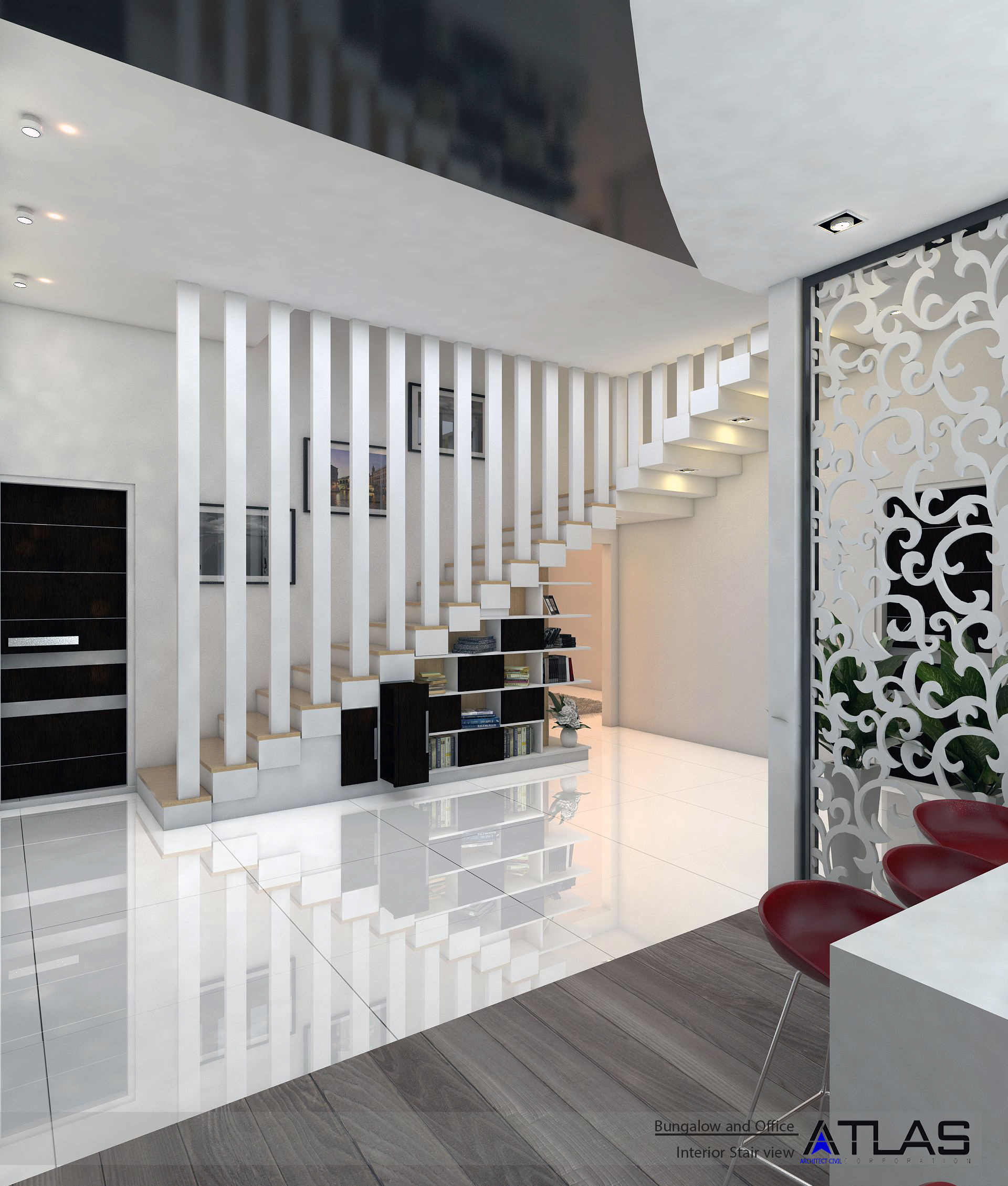 Design Bungalow home n office (Tropical consept) by Altas Studio ...