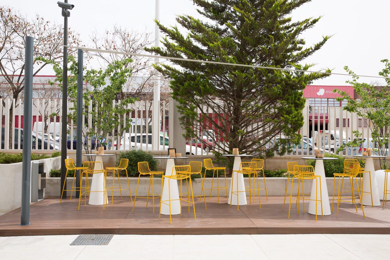 Exterpark Tech SHIELD Composite Decking at Zara Headquarters Architizer