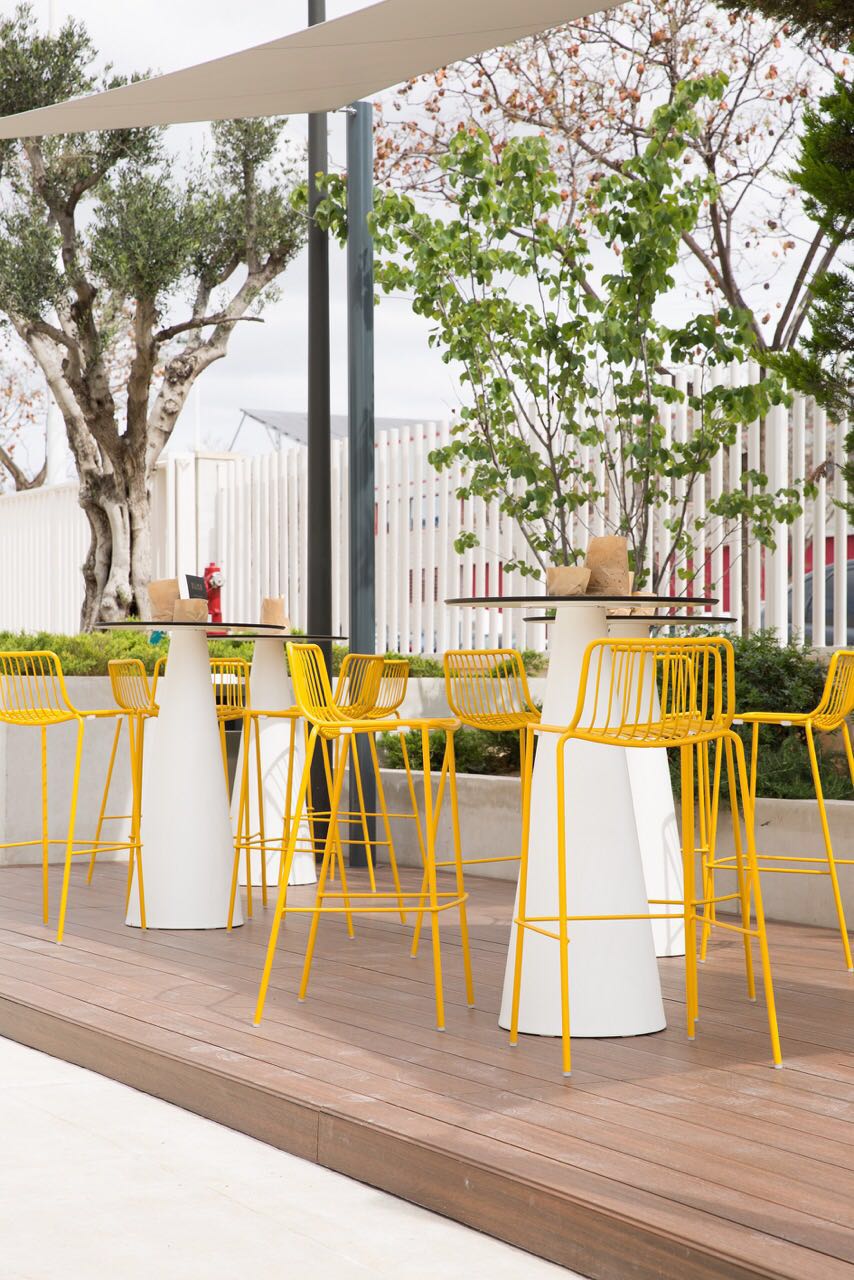 Exterpark Tech SHIELD Composite Decking at Zara Headquarters Architizer