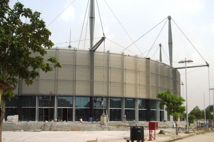 Yamuna Sports Stadium by Peddle Thorp Architect Shanghai Architizer