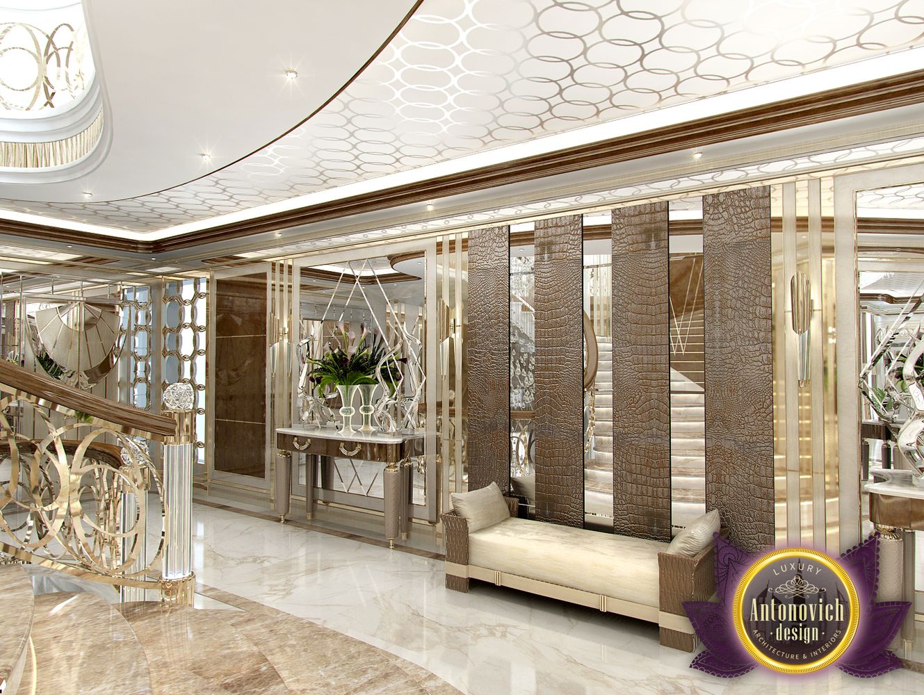 Entrance Interior Design by Luxury Antonovich Design by LUXURY ...