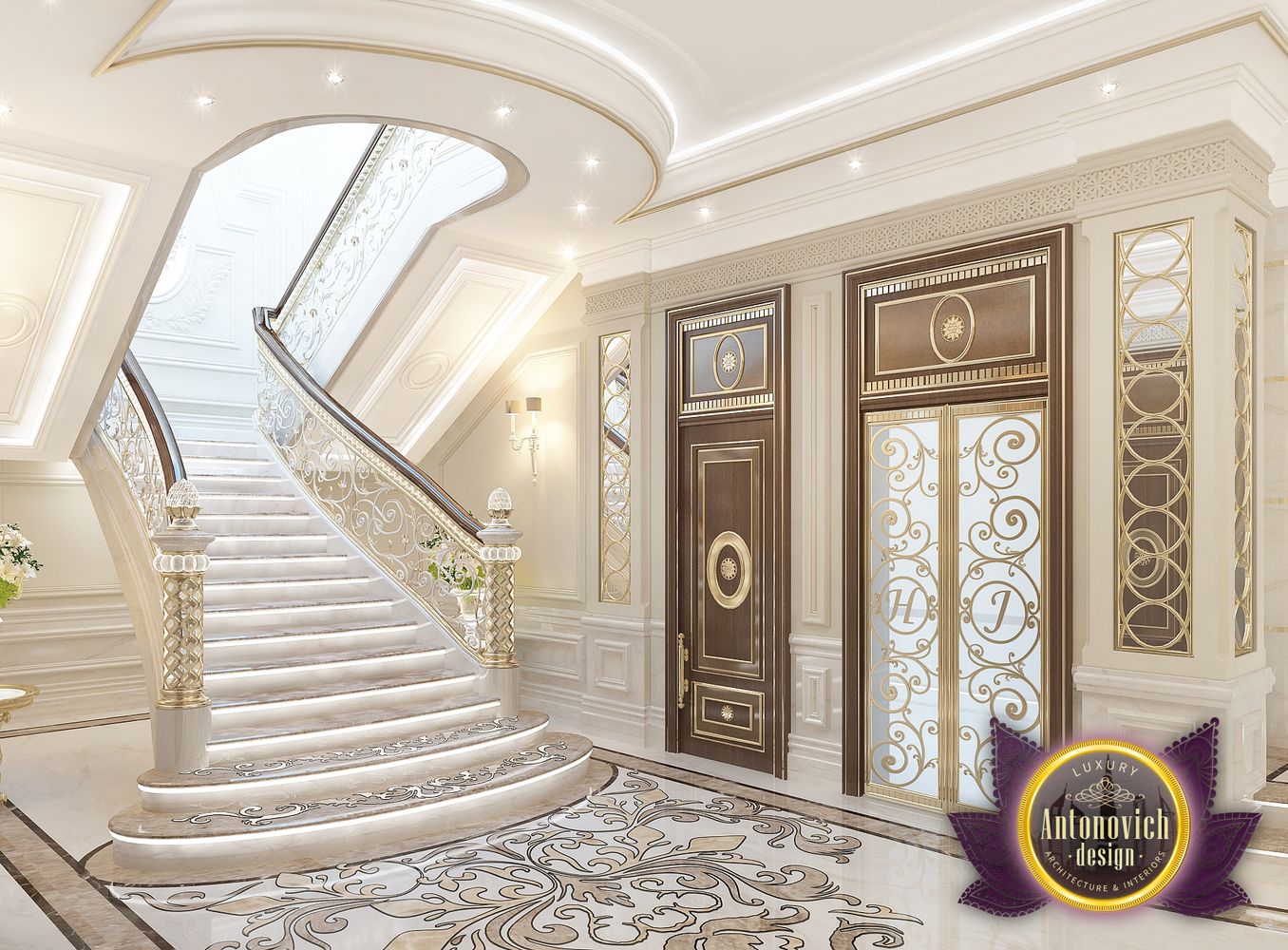 Entrance Interior from Luxury Antonovich Design by LUXURY ANTONOVICH ...