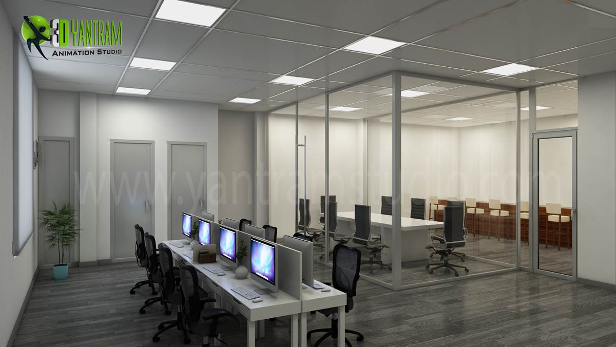 Office Interior Design by Interior 3D Rendering - Architizer