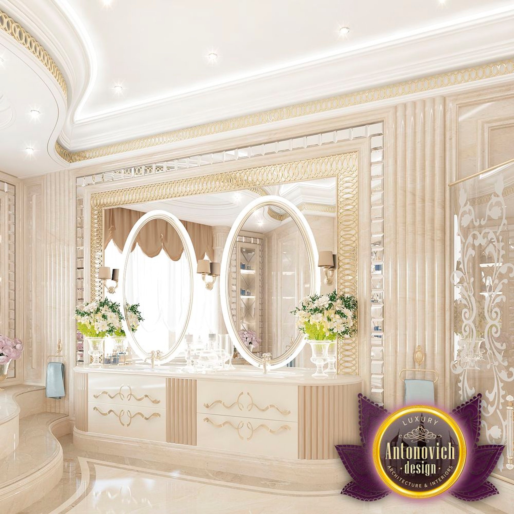 The Bathroom Interior Of Luxury Antonovich Design On Architizer