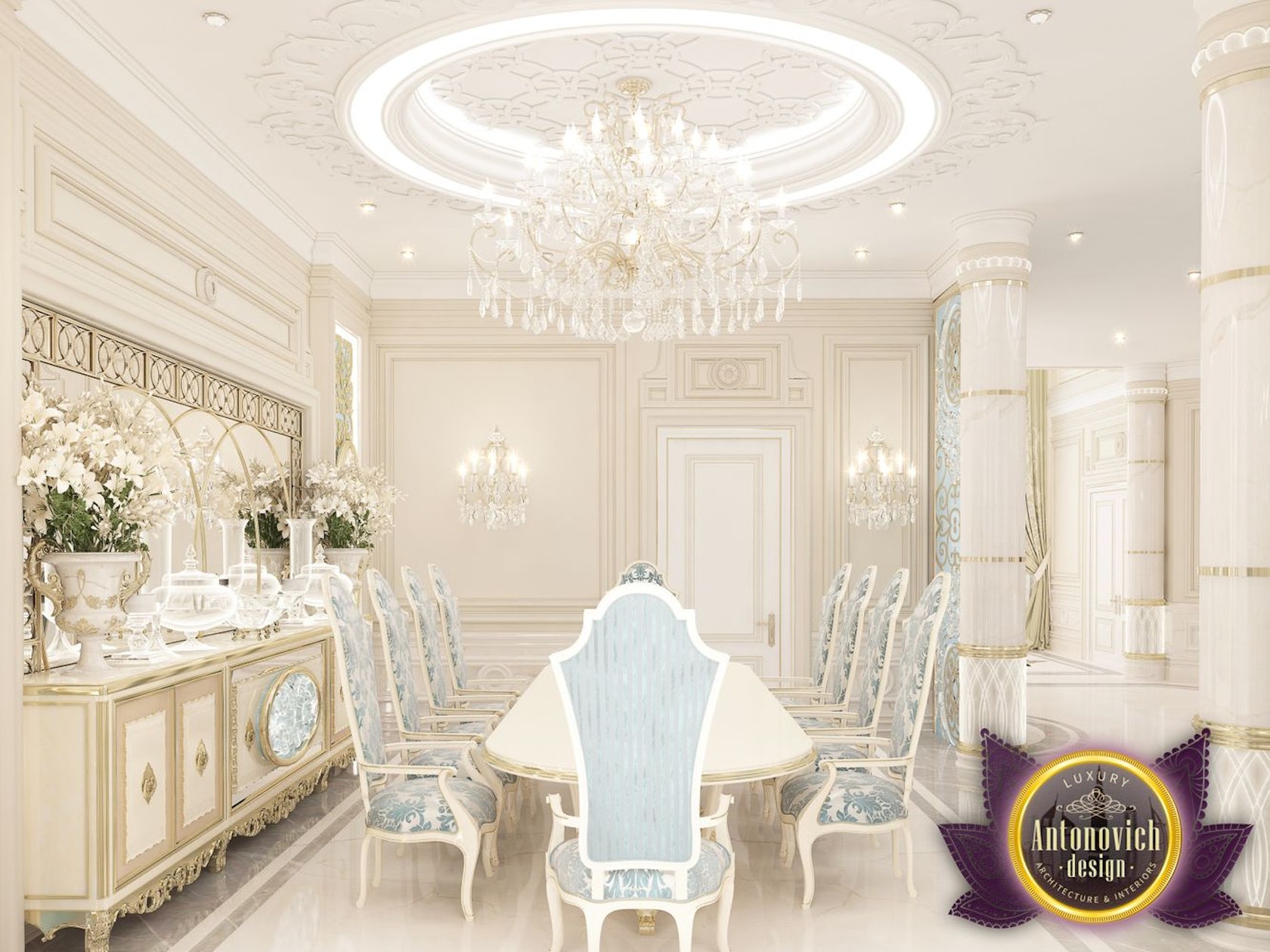 Luxury Interior Villa Design In Uae Of Antonovich Design On