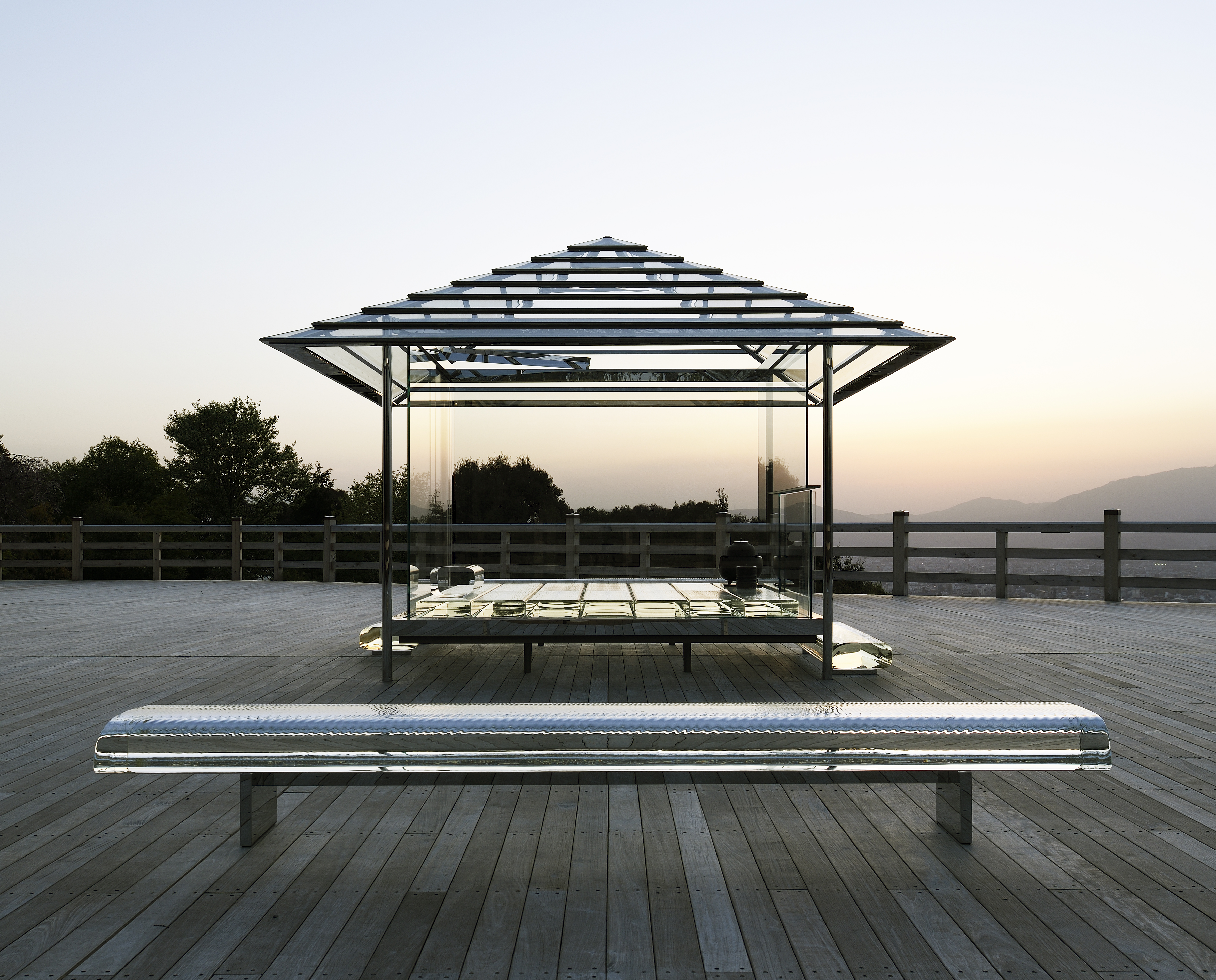 KOUAN Glass Tea House by TOKUJIN YOSHIOKA DESIGN Architizer