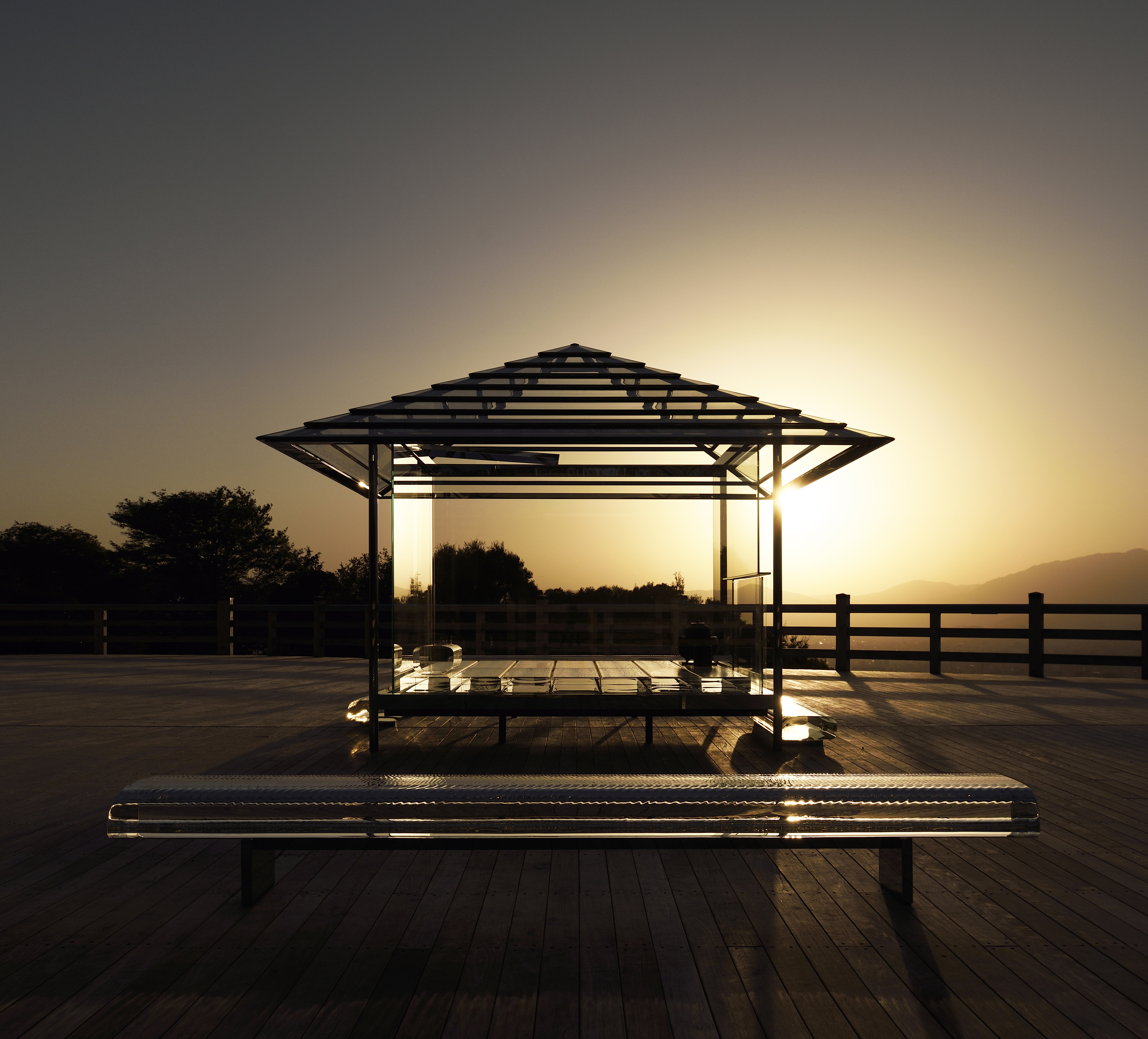 KOUAN Glass Tea House by TOKUJIN YOSHIOKA DESIGN Architizer