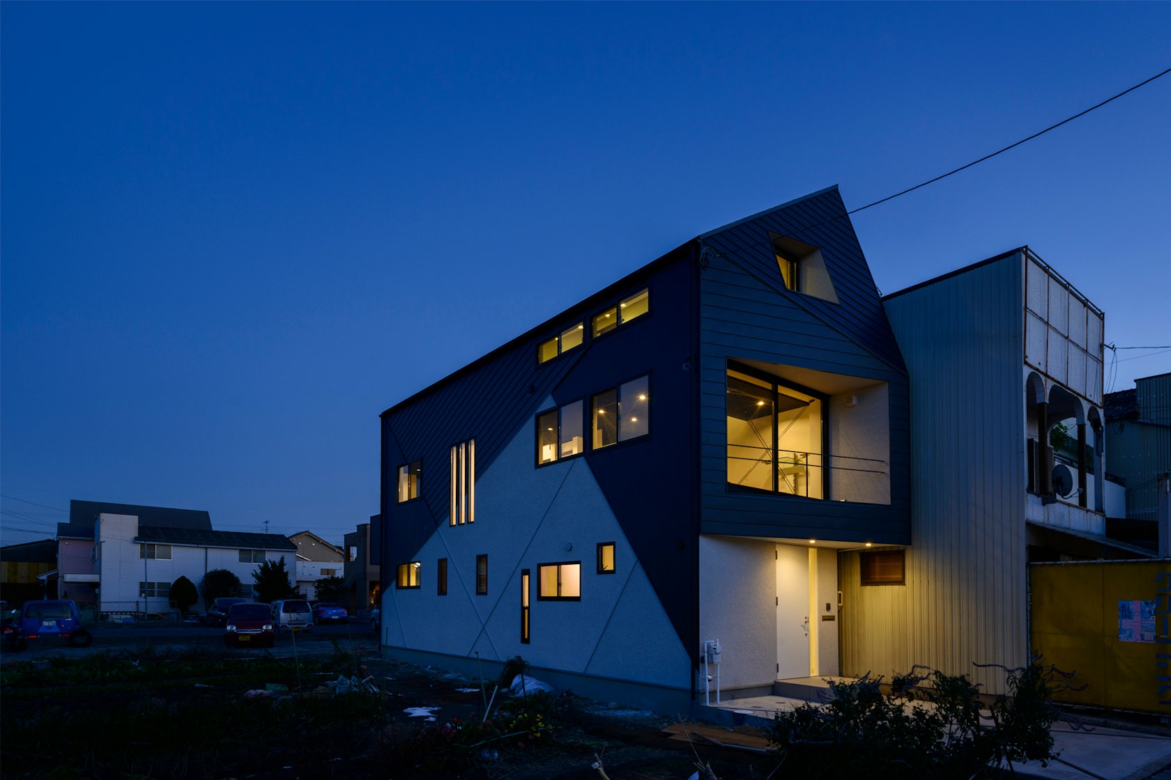 House with the Pointed roof by H ARCHITECTS STUDIO INC. Architizer